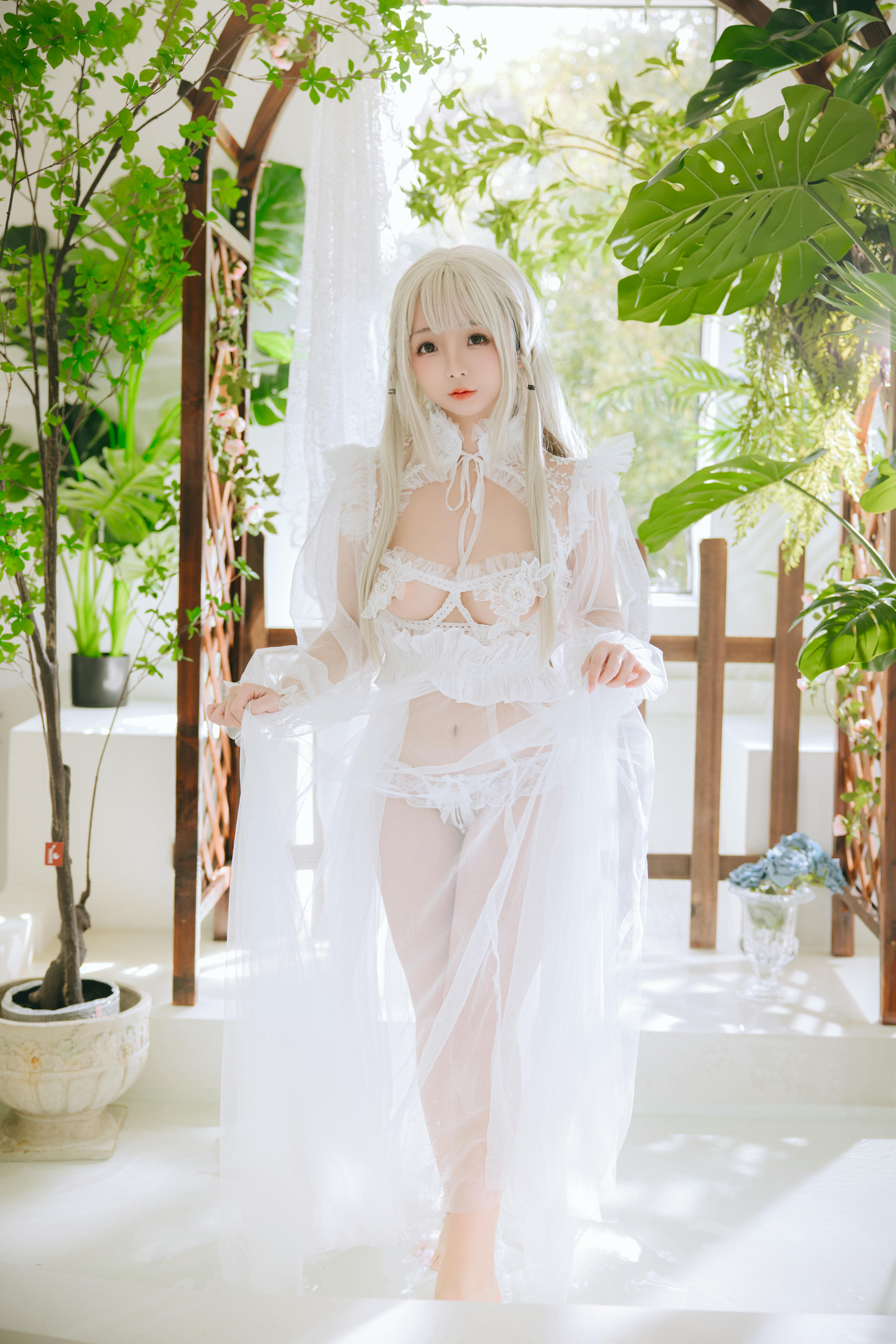 日奈娇 NO.178 白纱衣 [136P4V 1GB]_第3集