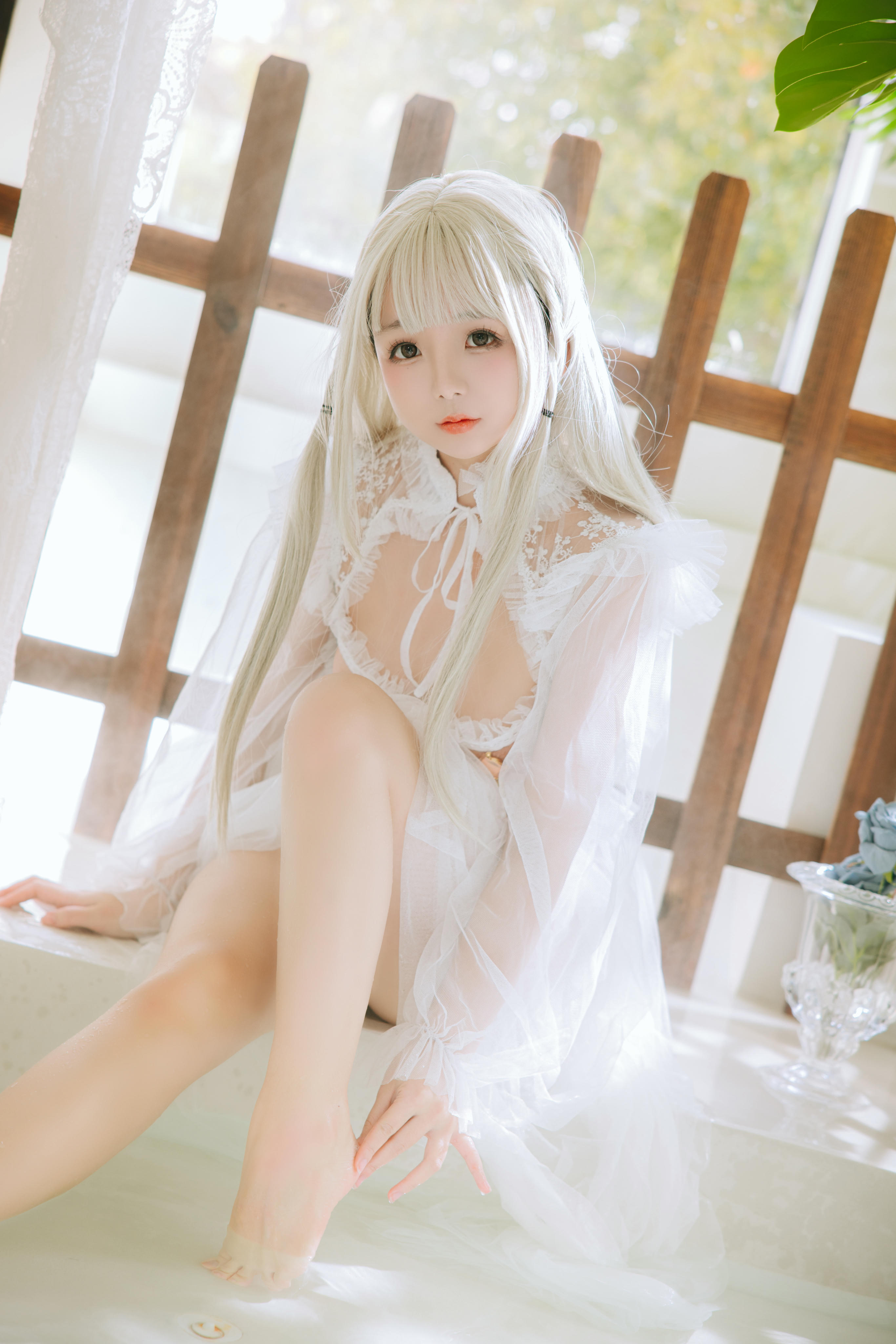 日奈娇 NO.178 白纱衣 [136P4V 1GB]_第3集