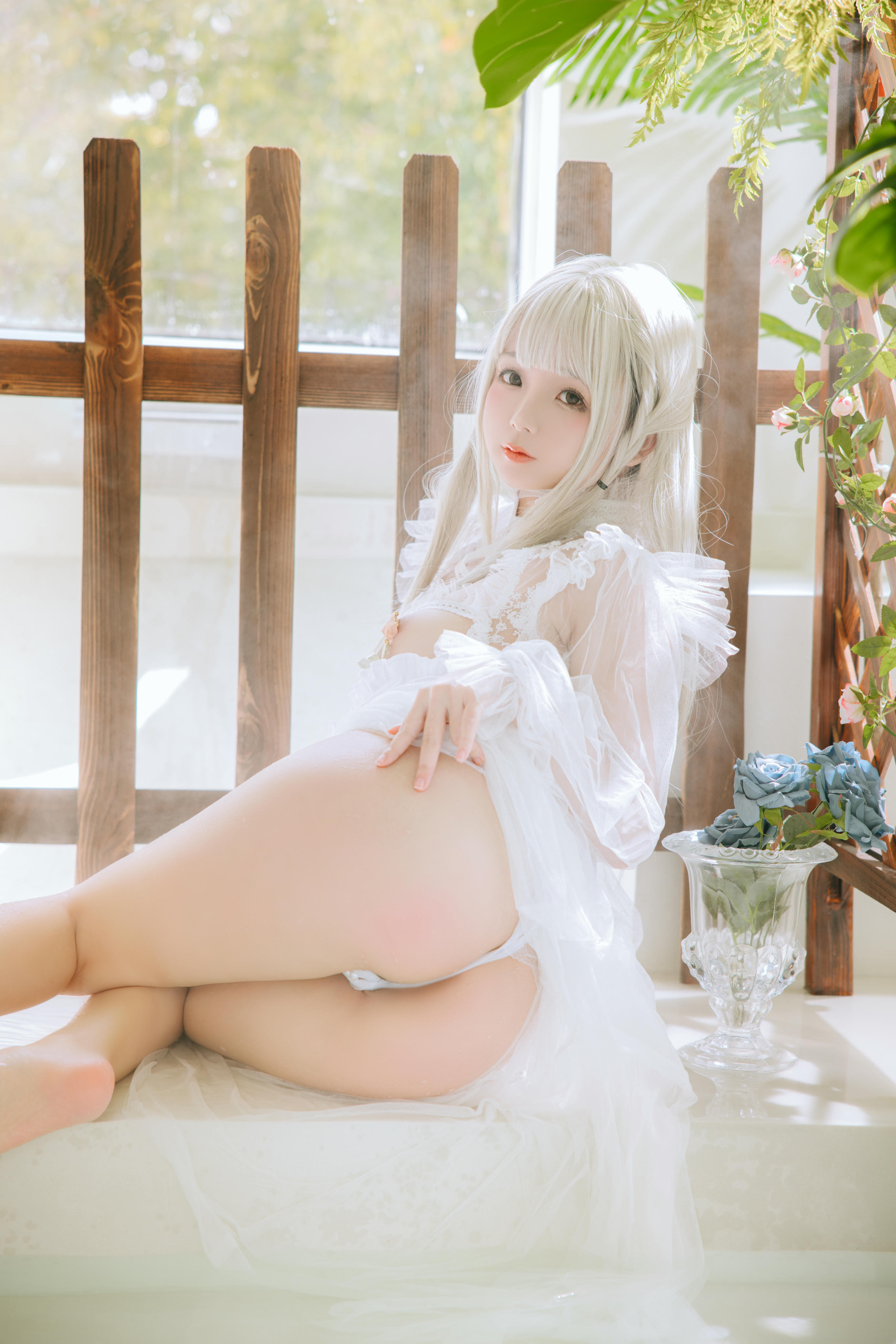 日奈娇 NO.178 白纱衣 [136P4V 1GB]_第3集