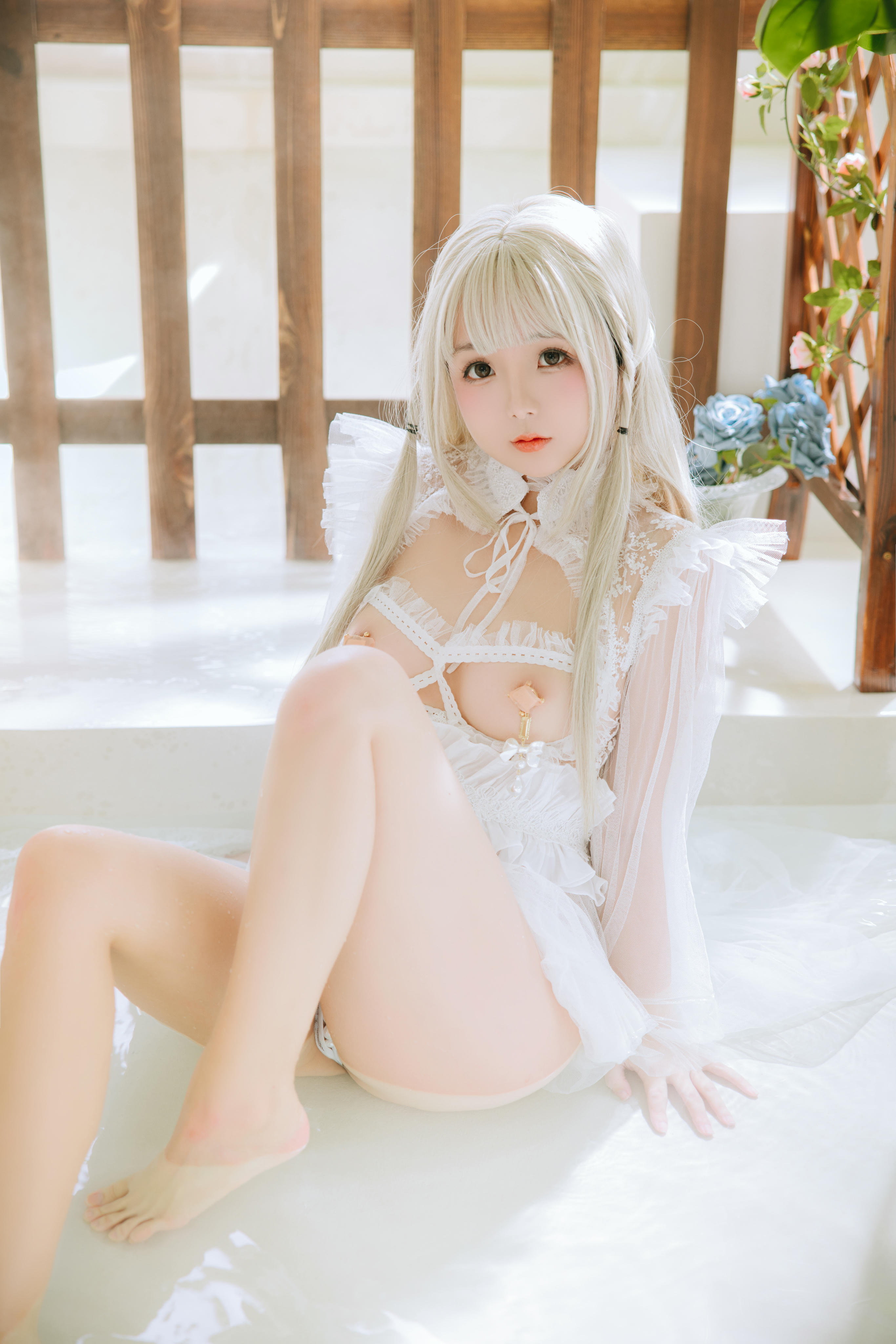 日奈娇 NO.178 白纱衣 [136P4V 1GB]_第3集