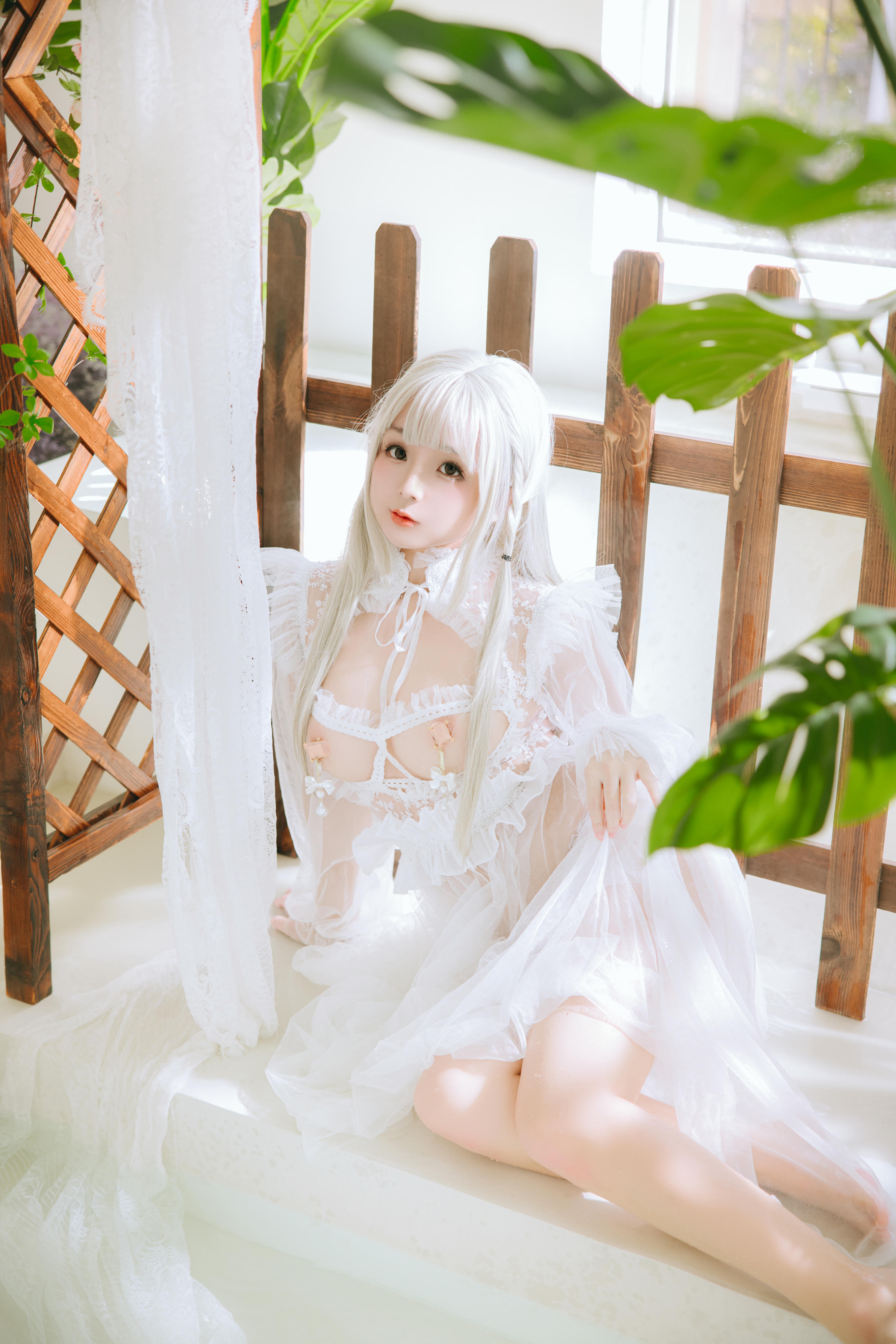 日奈娇 NO.178 白纱衣 [136P4V 1GB]_第3集