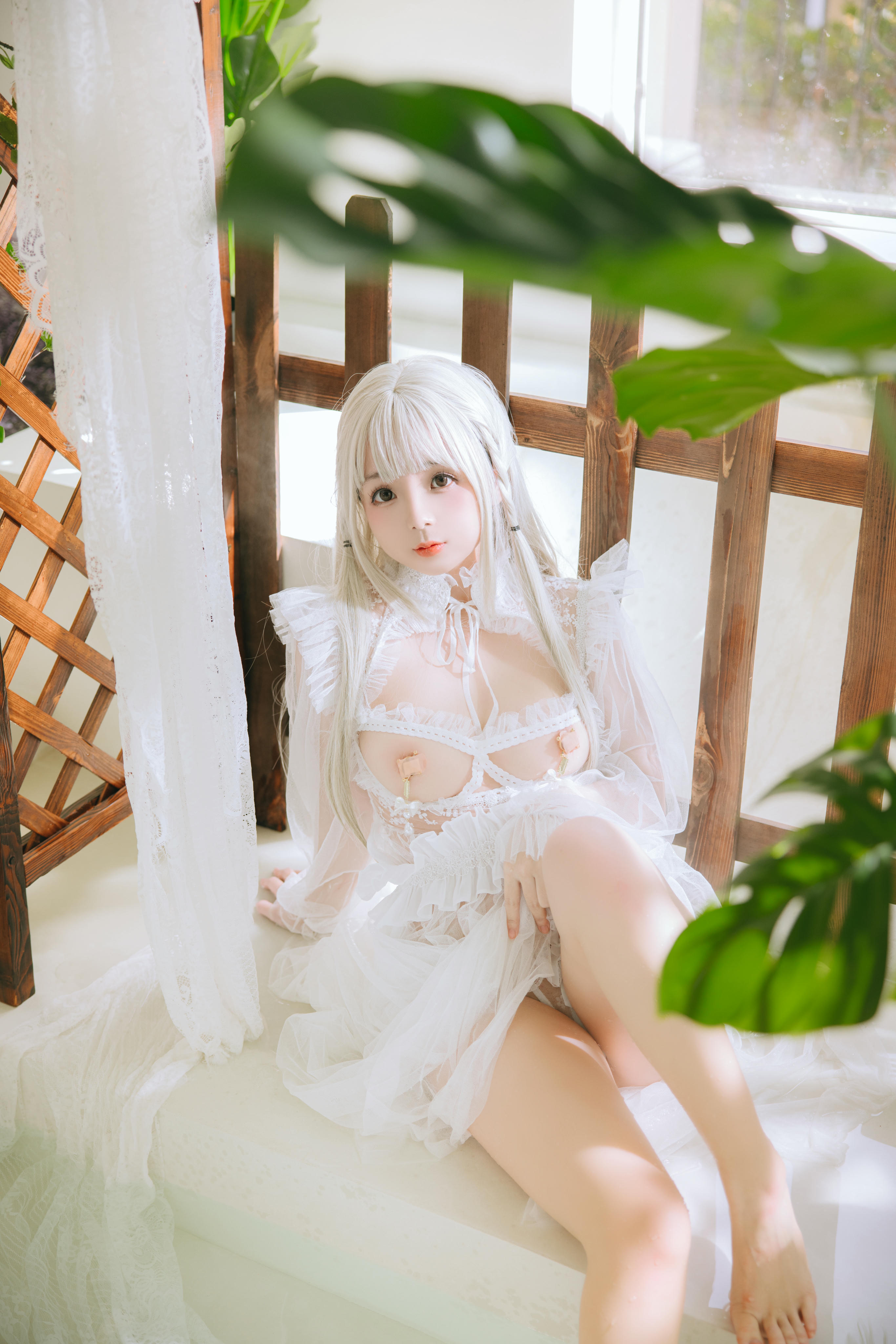 日奈娇 NO.178 白纱衣 [136P4V 1GB]_第3集