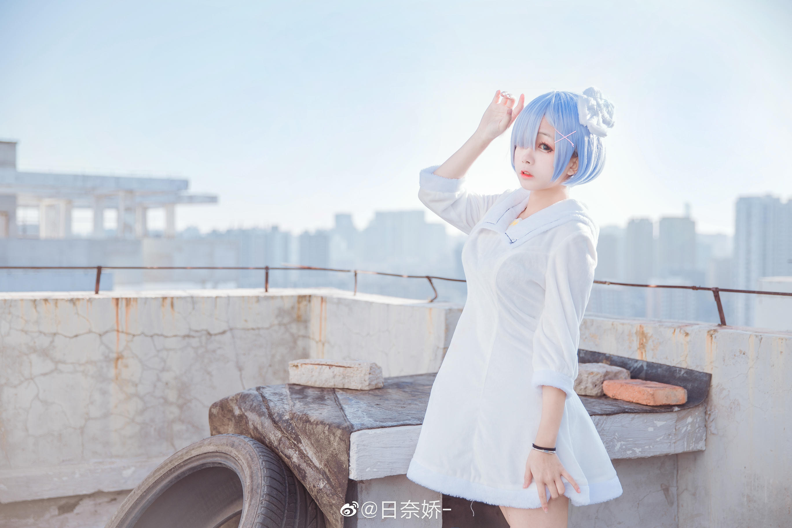 2019-11-17【日奈娇】蕾姆 白裙_第1集