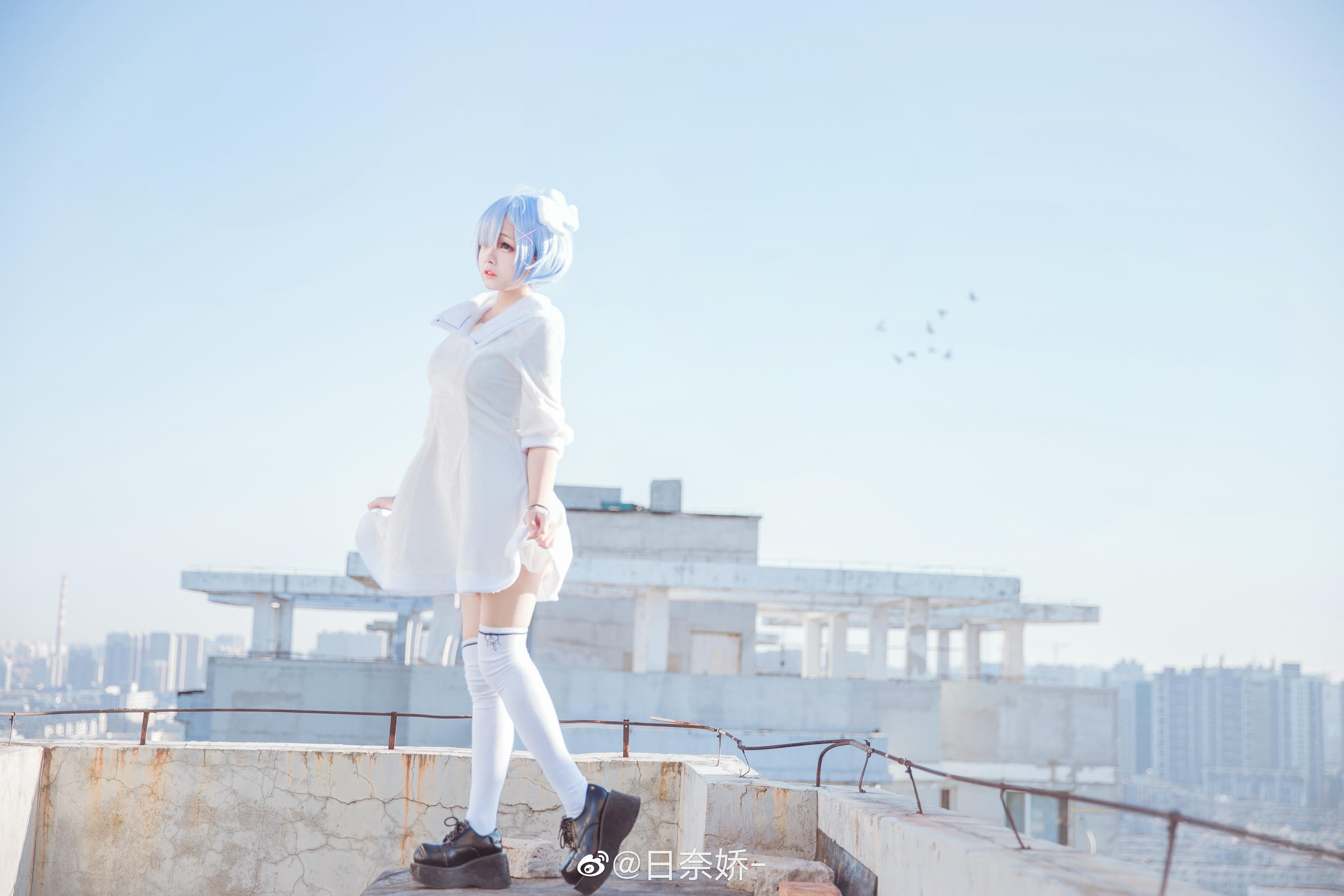 2019-11-17【日奈娇】蕾姆 白裙_第1集