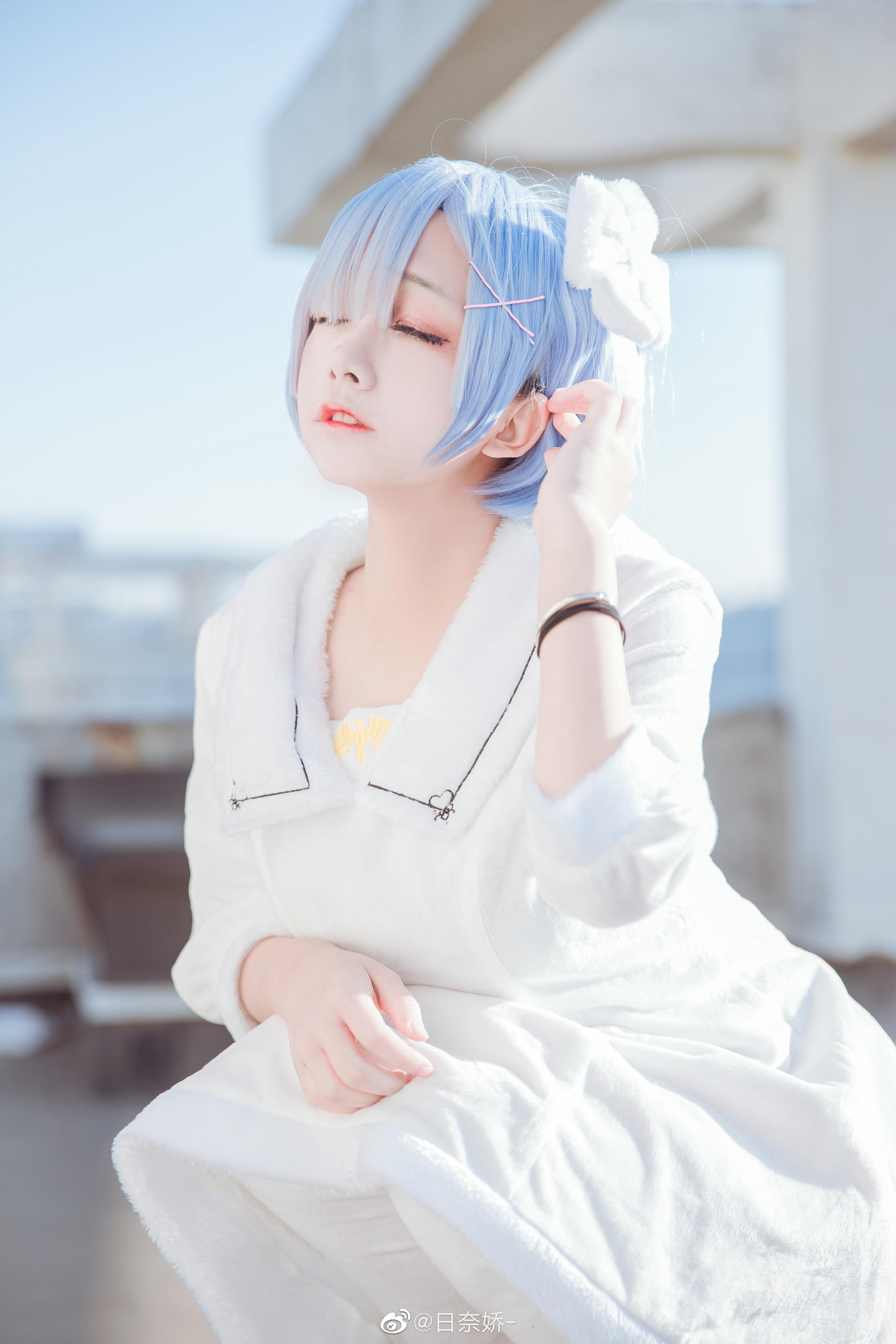 2019-11-17【日奈娇】蕾姆 白裙_第1集