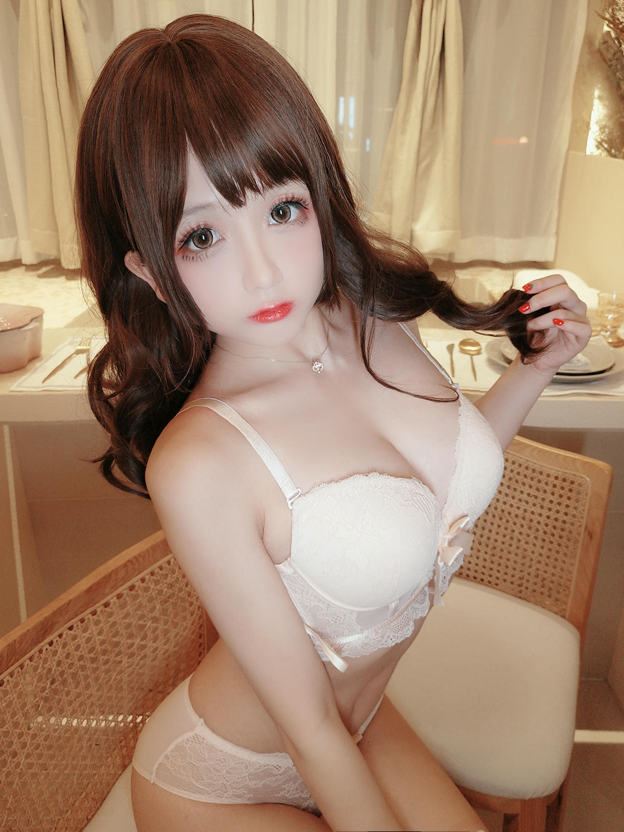 35【日奈娇】围裙人妻[93P-1.06G]-透明围裙自拍_第2集