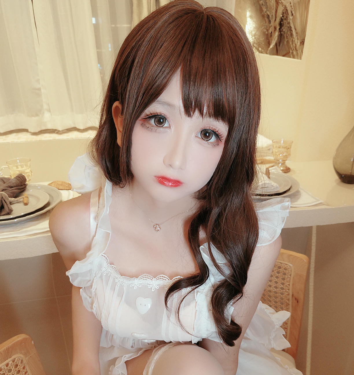 35【日奈娇】围裙人妻[93P-1.06G]-透明围裙自拍_第1集