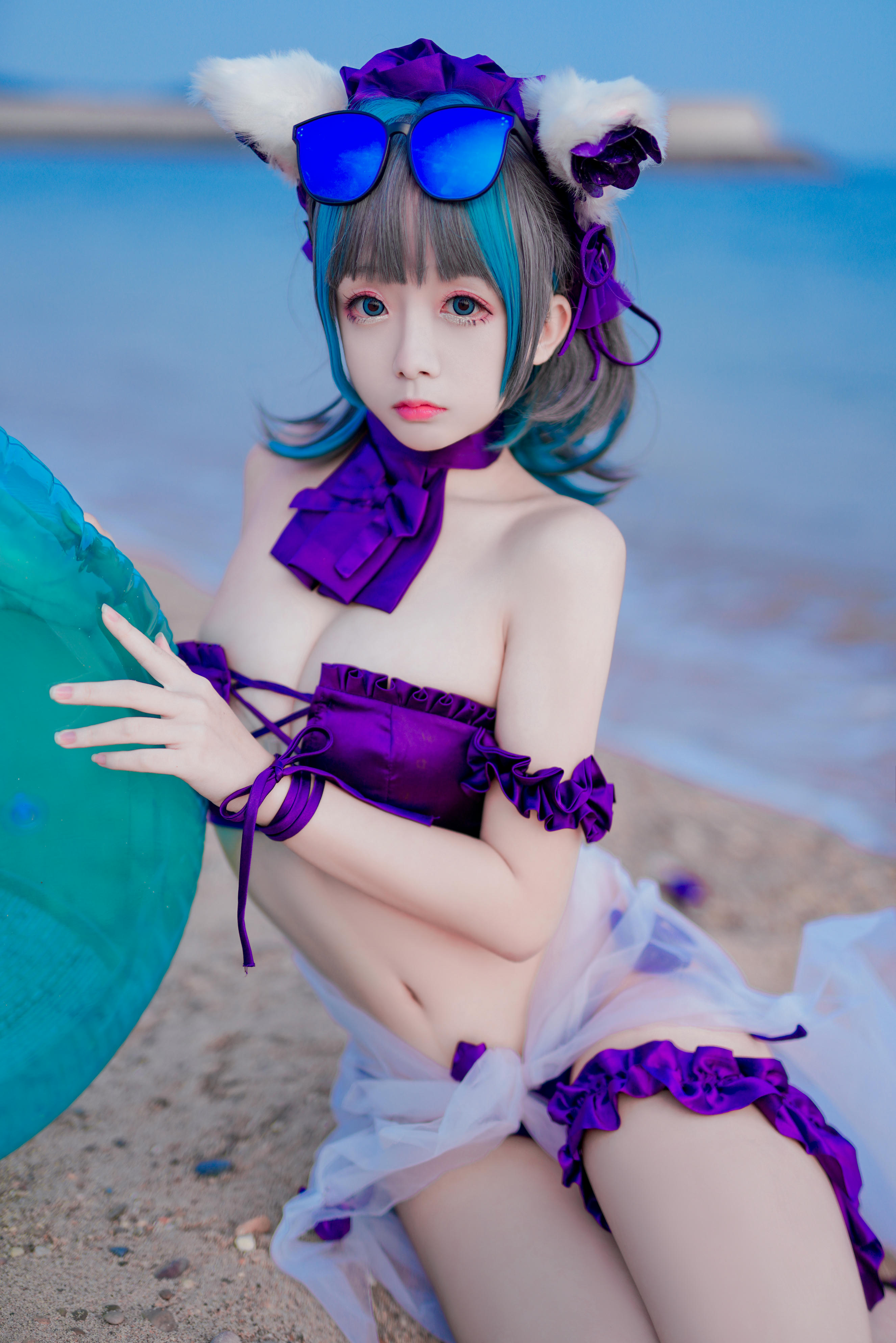 Cosplay日奈娇 - 柴郡猫泳装 [41P-599MB]_第1集