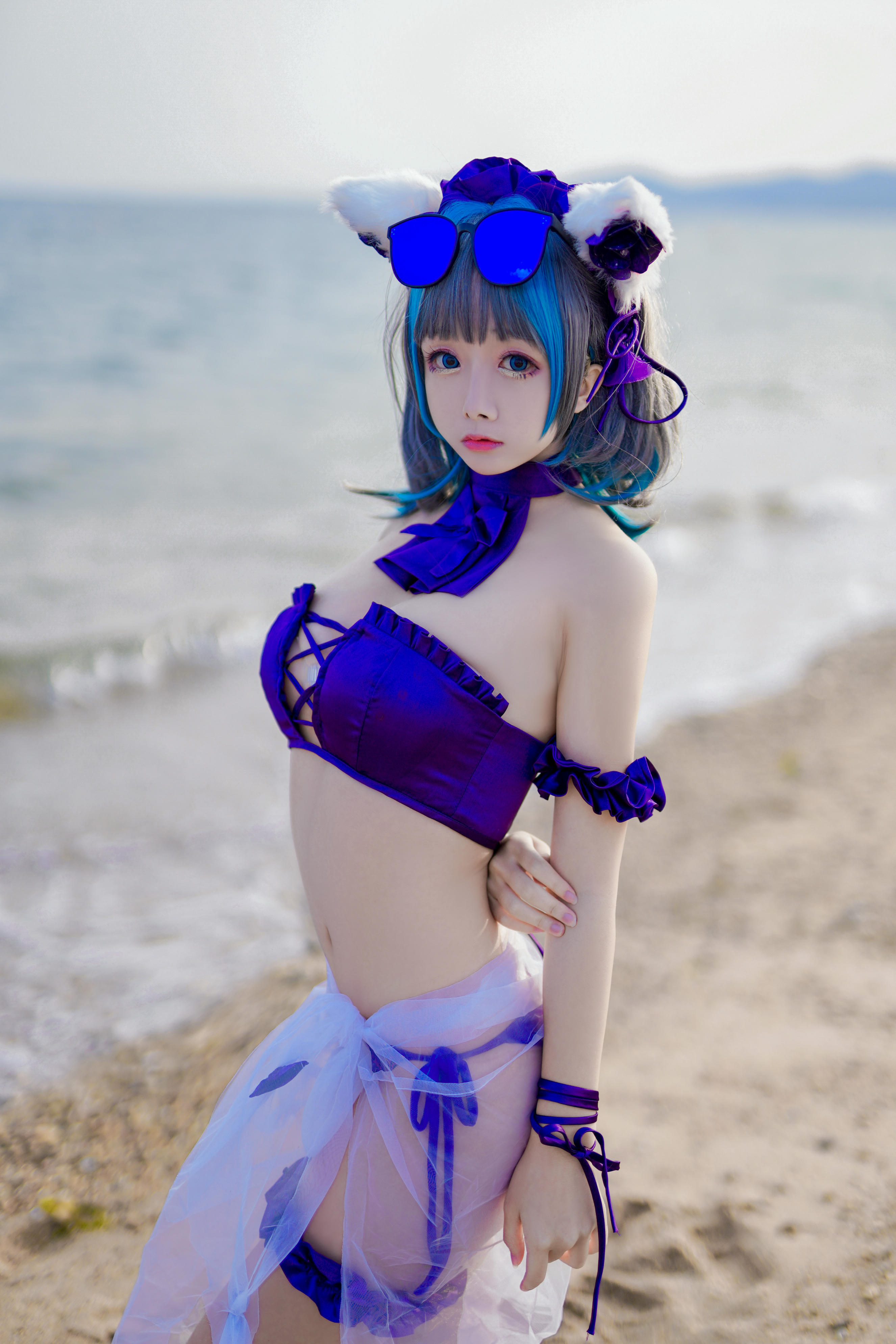 Cosplay日奈娇 - 柴郡猫泳装 [41P-599MB]_第2集
