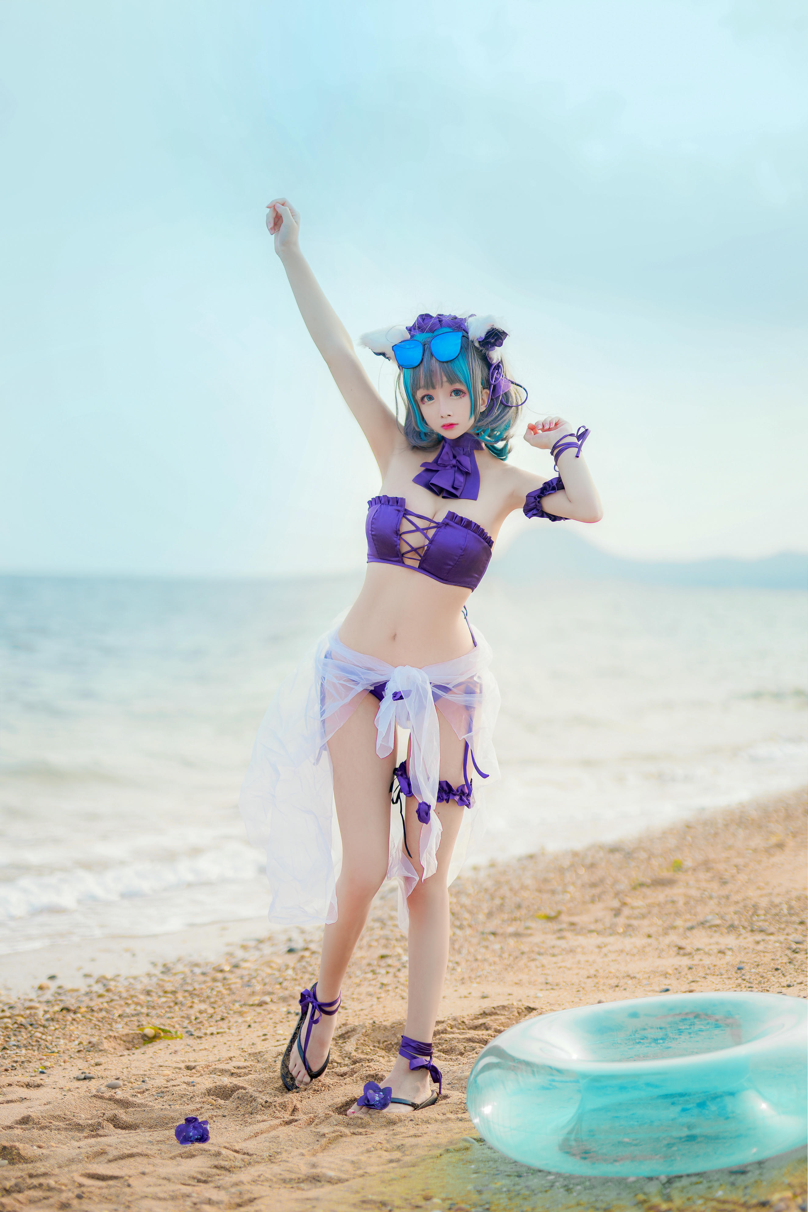 Cosplay日奈娇 - 柴郡猫泳装 [41P-599MB]_第2集