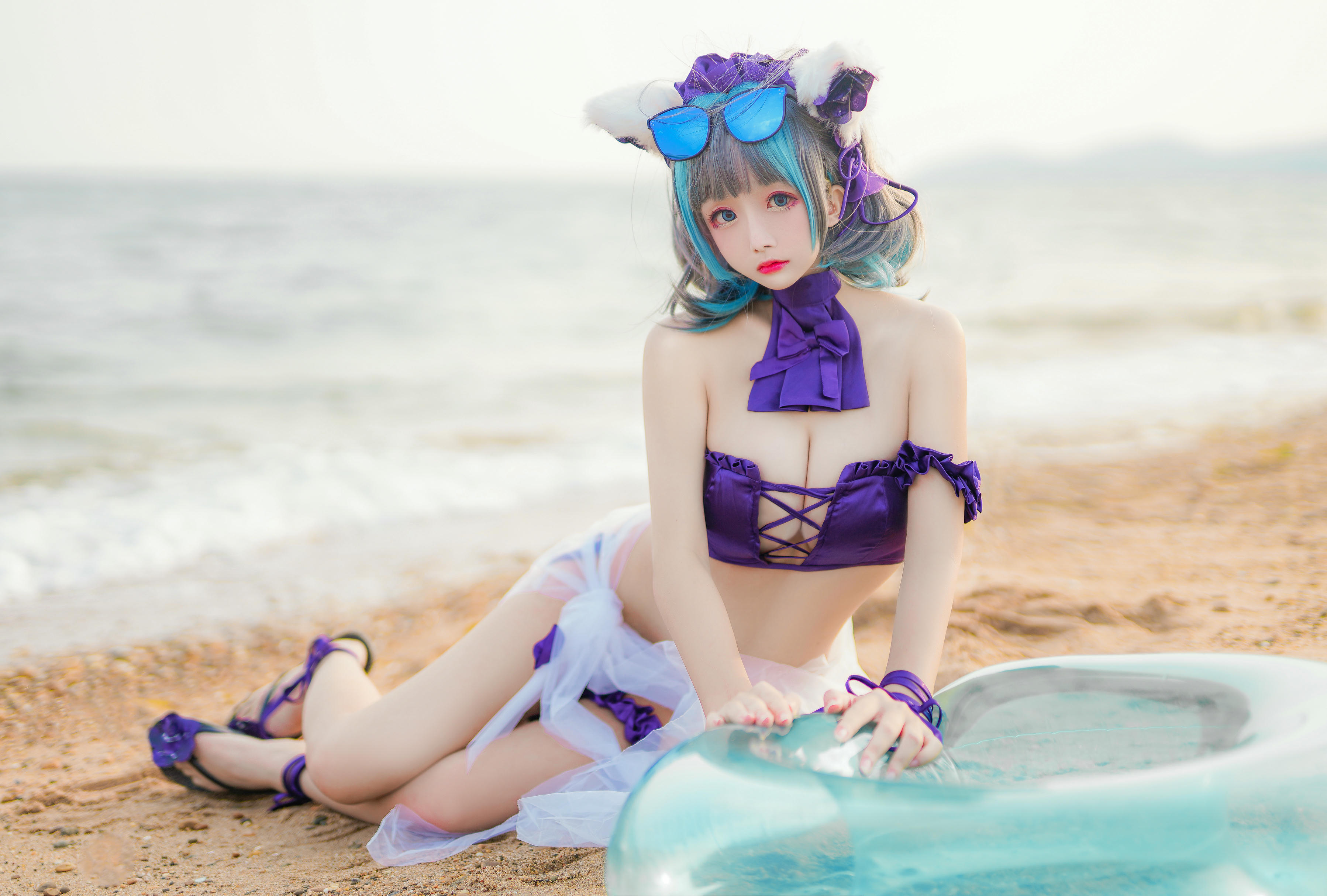 Cosplay日奈娇 - 柴郡猫泳装 [41P-599MB]_第2集