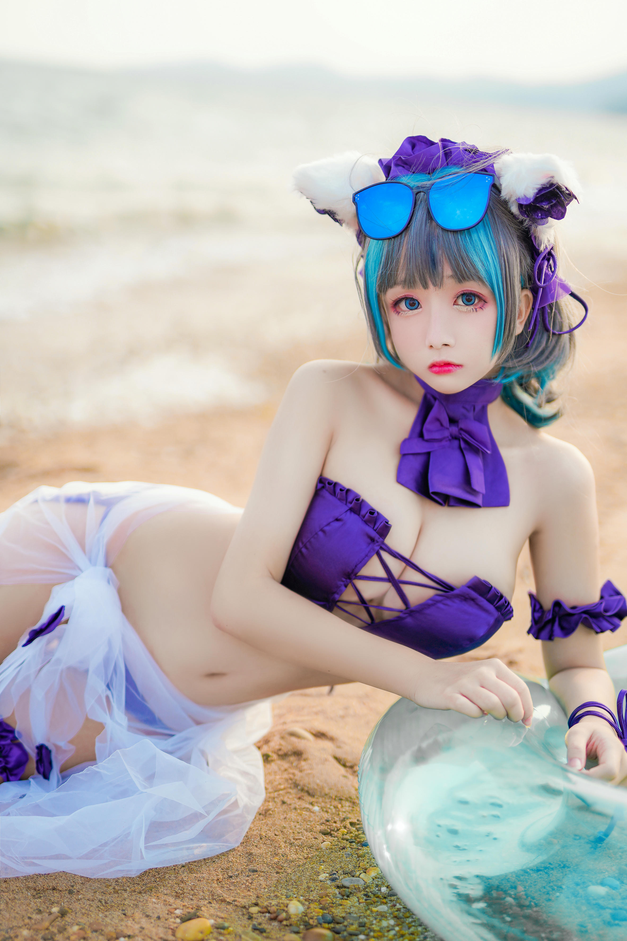 Cosplay日奈娇 - 柴郡猫泳装 [41P-599MB]_第2集