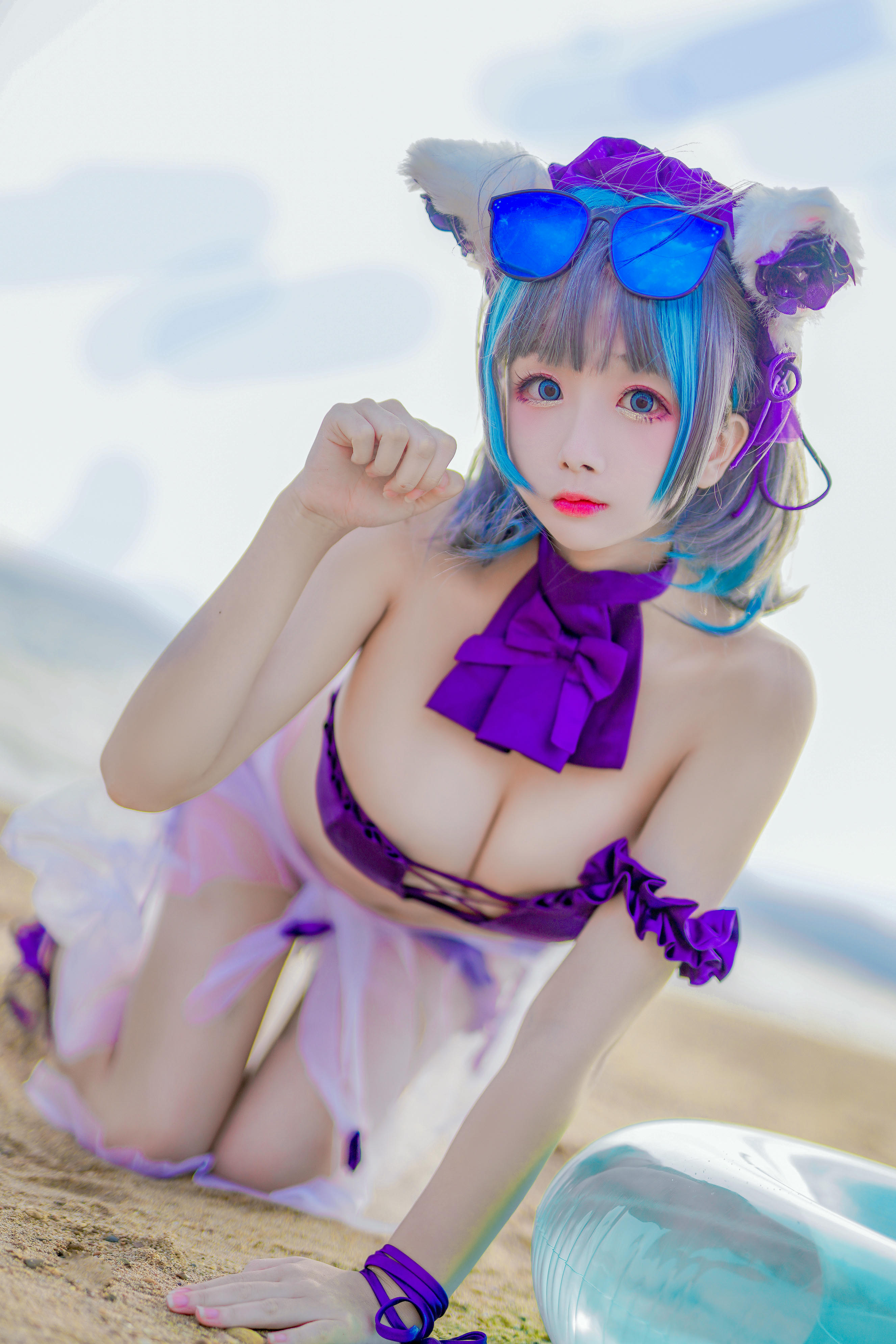 Cosplay日奈娇 - 柴郡猫泳装 [41P-599MB]_第2集
