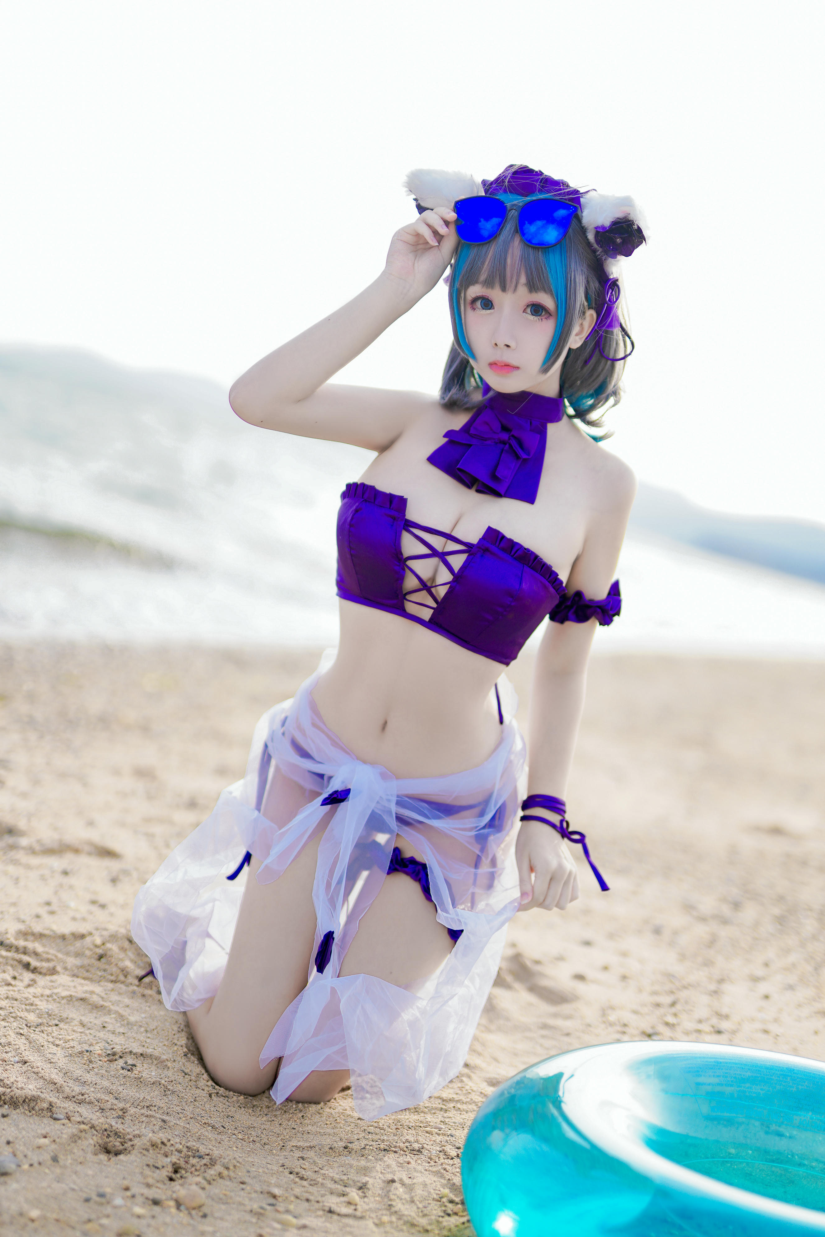 Cosplay日奈娇 - 柴郡猫泳装 [41P-599MB]_第2集