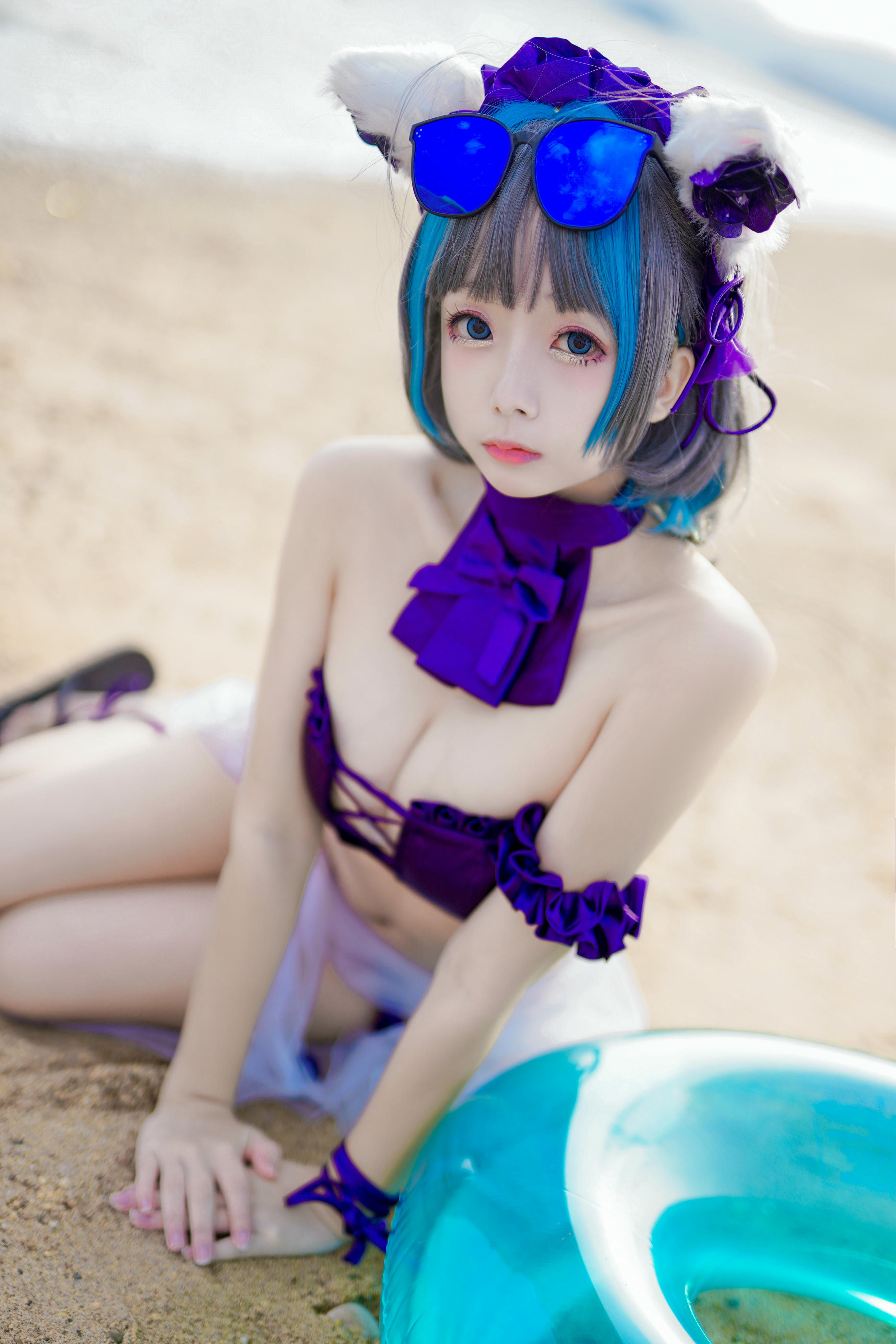 Cosplay日奈娇 - 柴郡猫泳装 [41P-599MB]_第2集