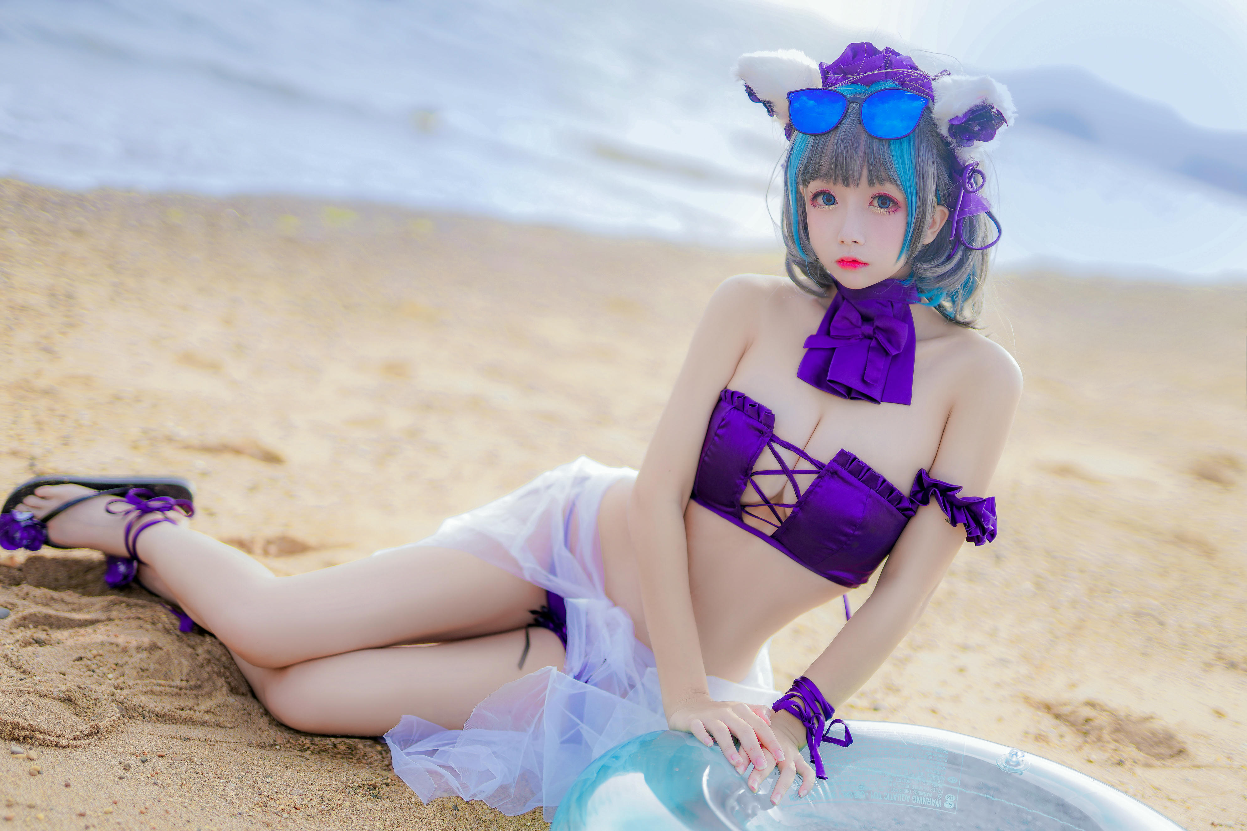 Cosplay日奈娇 - 柴郡猫泳装 [41P-599MB]_第2集