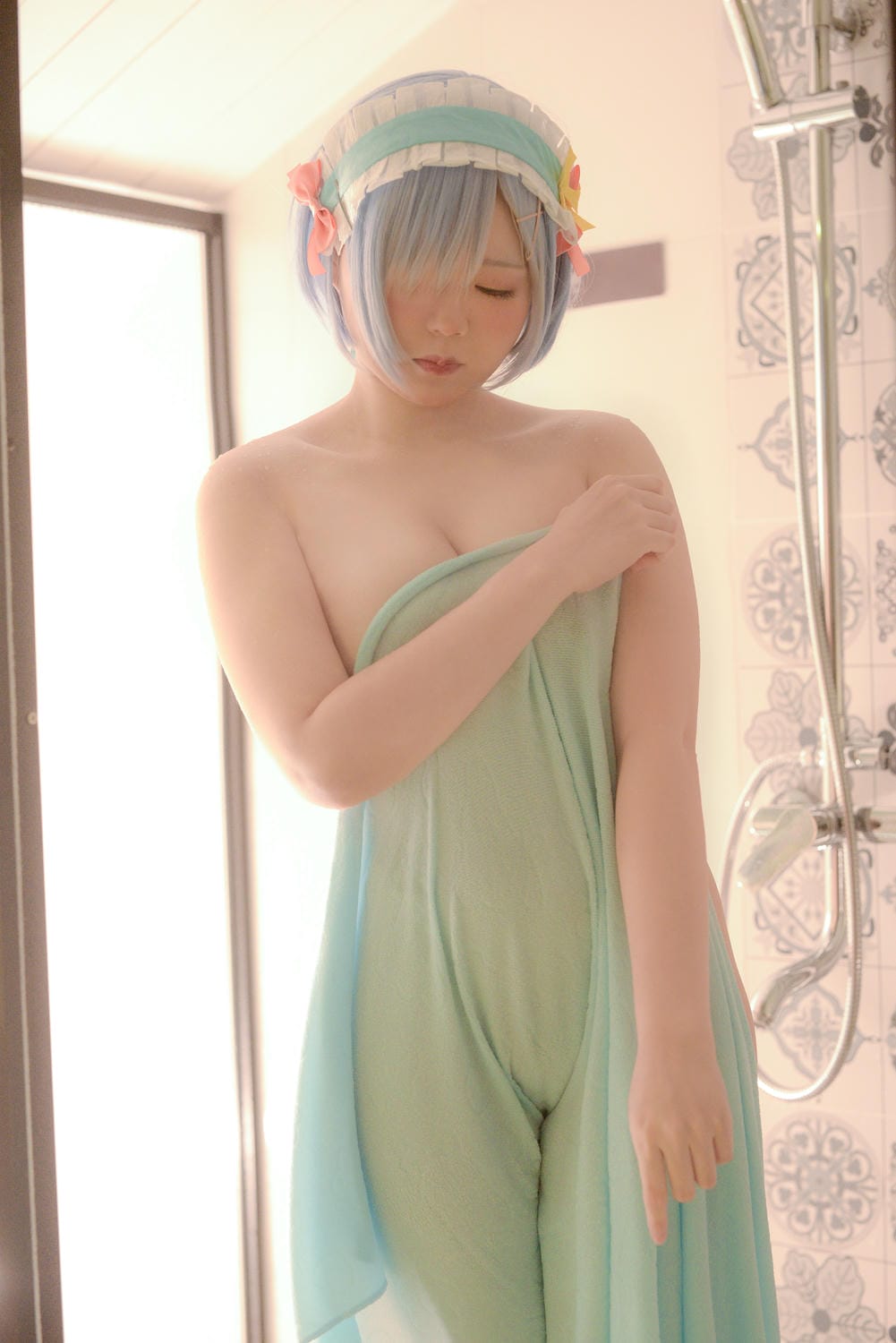 きょう肉肉Vol.20 屋外プールにいる💙レムちゃん（動画入り）_第1集