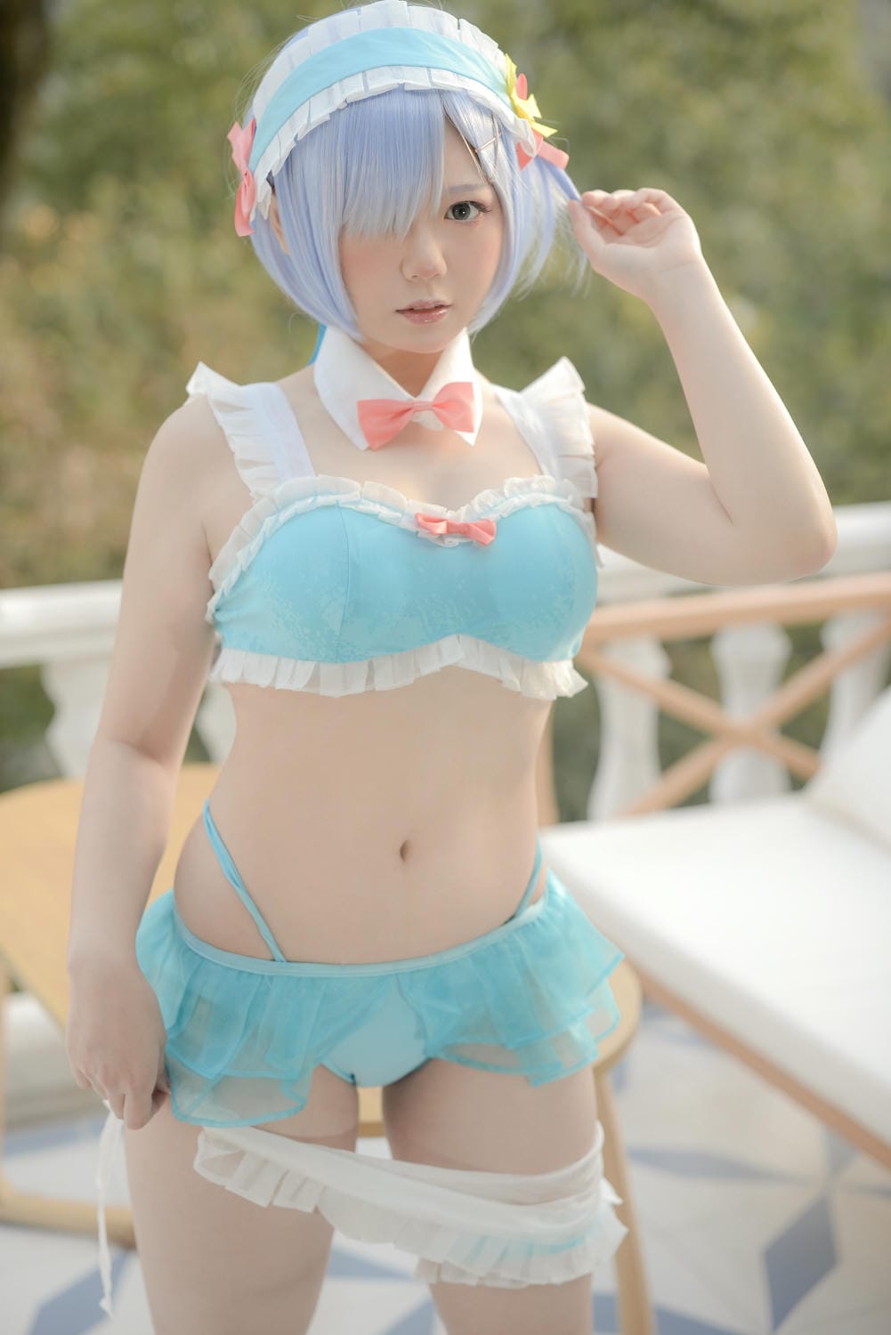 きょう肉肉Vol.20 屋外プールにいる💙レムちゃん（動画入り）_第3集