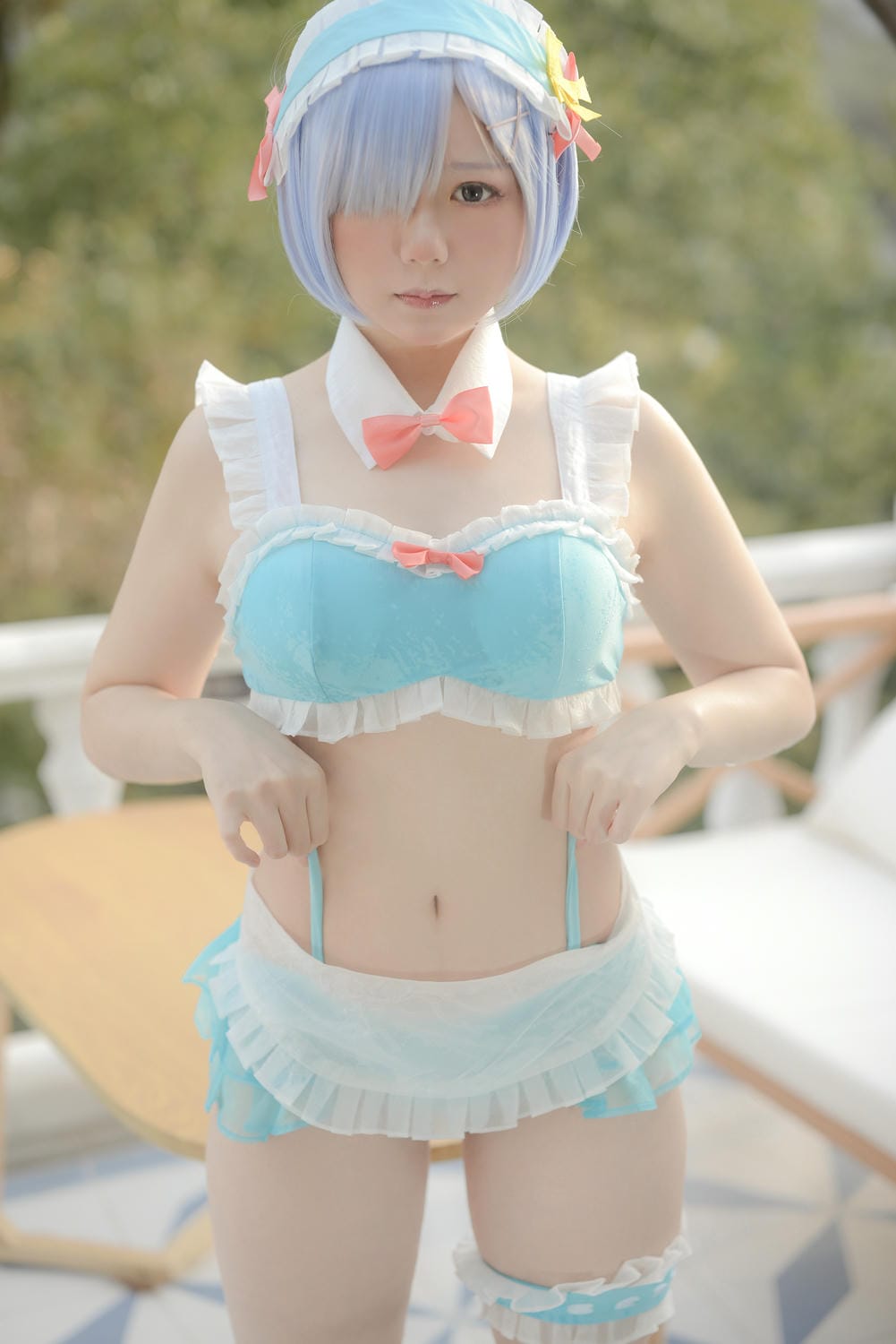 きょう肉肉Vol.20 屋外プールにいる💙レムちゃん（動画入り）_第3集