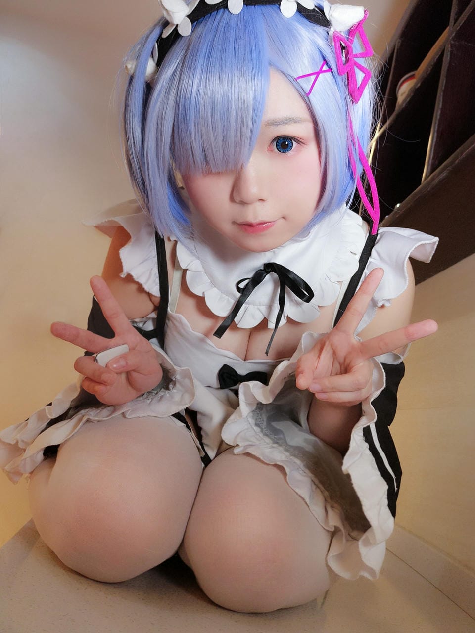 きょう肉肉vol.7 メイド服 レムcosplay (動画入り)_第2集