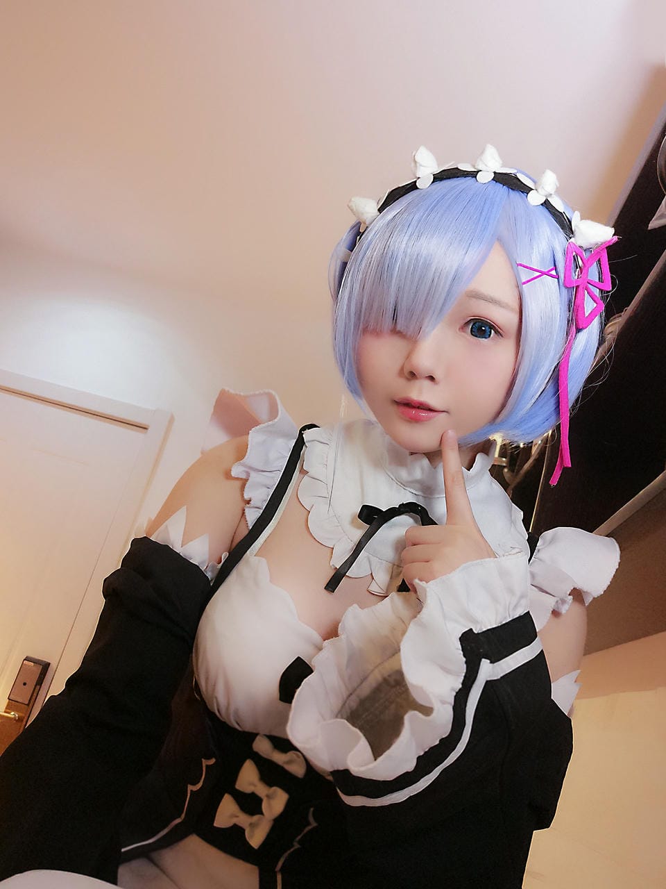 きょう肉肉vol.7 メイド服 レムcosplay (動画入り)_第2集
