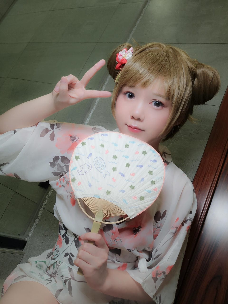日本cosplay肉肉-#016 - 2019-08-17 - 和風❤️着物❤️団子あたま_第1集