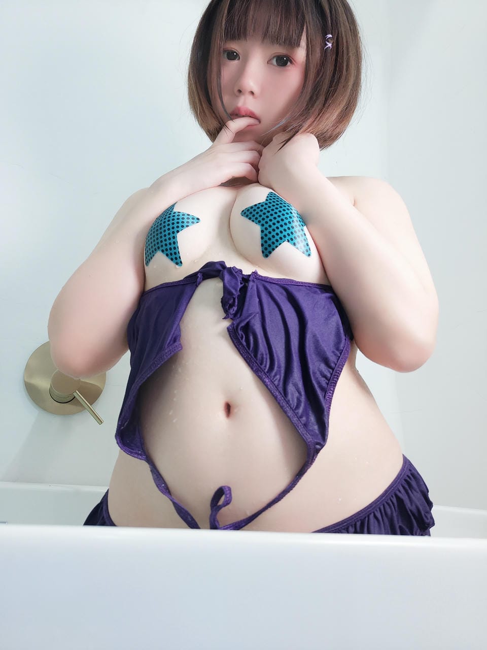 日本cosplay肉肉-#019 - 2019-09-08 - バスルームPLAY_第1集