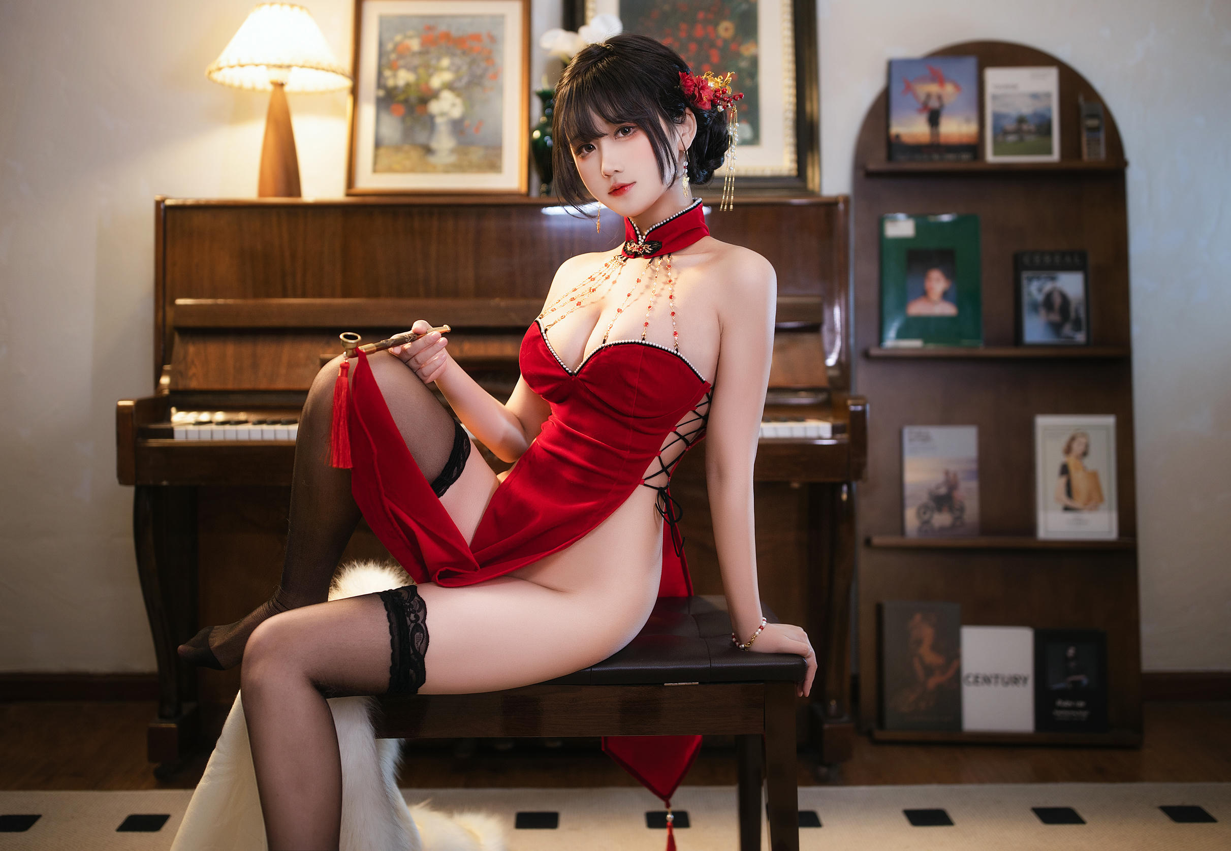 三度_69 NO.071 红丝绒旗袍 [75P3V-704MB]_第1集