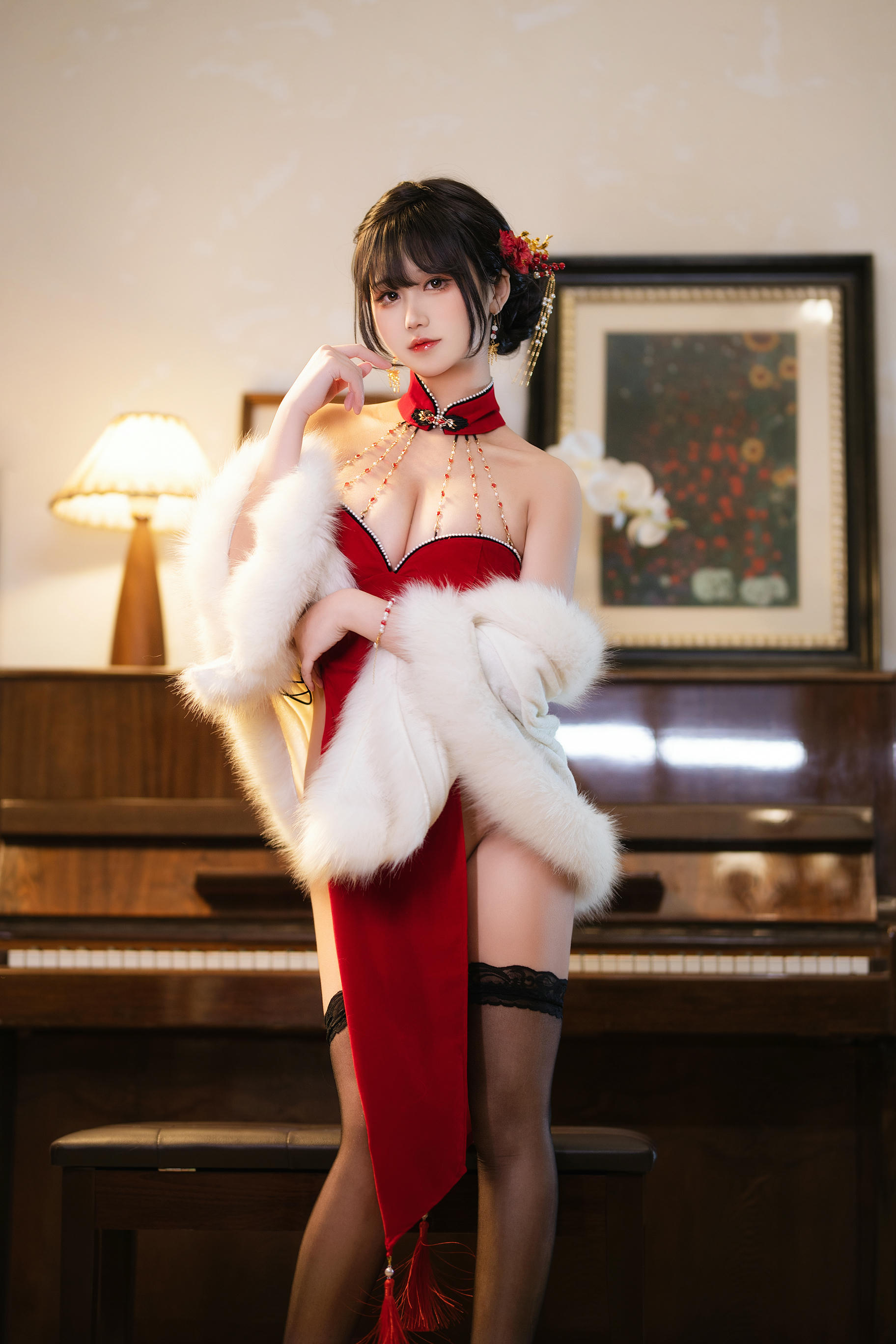 三度_69 NO.071 红丝绒旗袍 [75P3V-704MB]_第1集