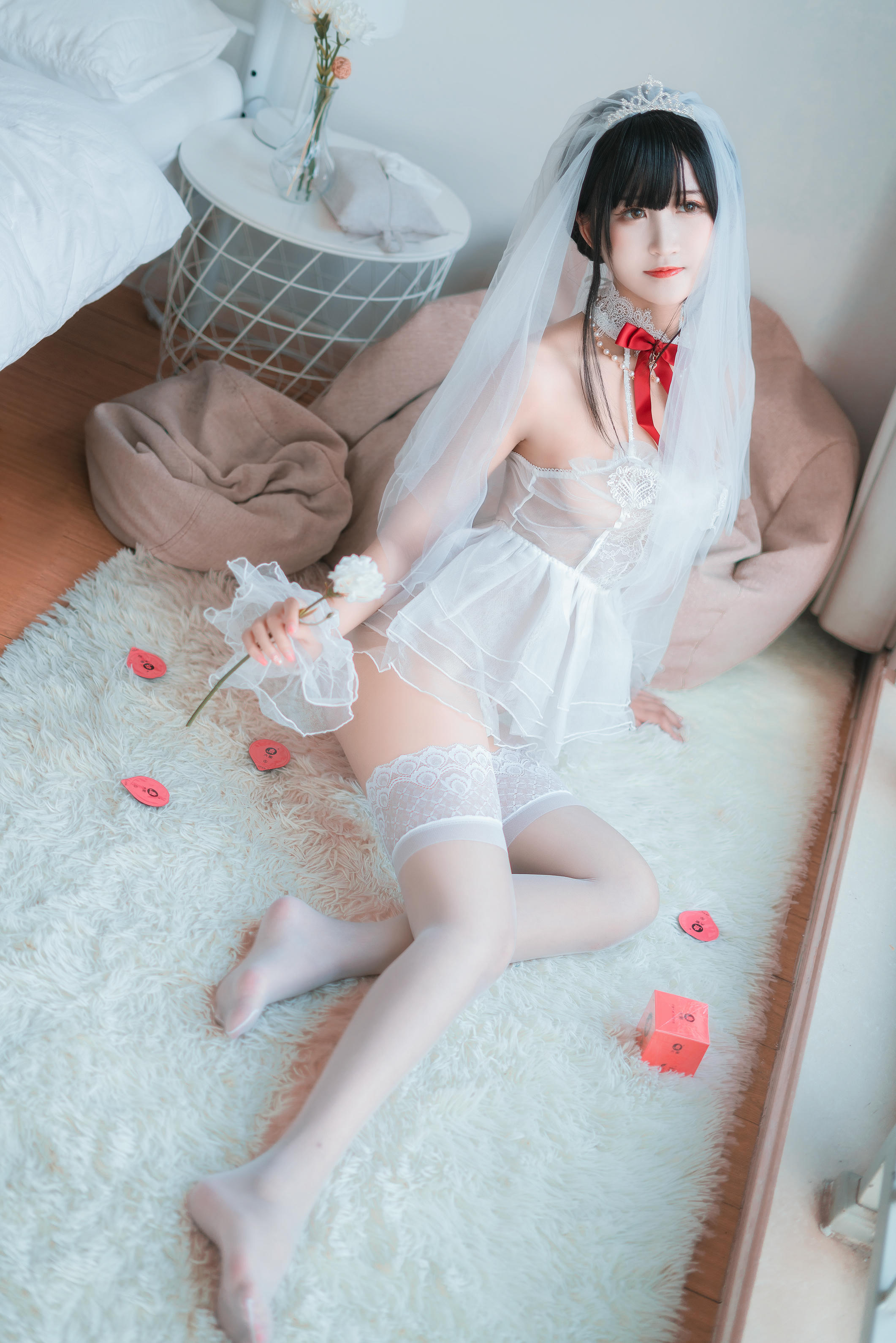 三度_69 NO.044 婚纱孔雀翎 [24P-388MB]_第1集