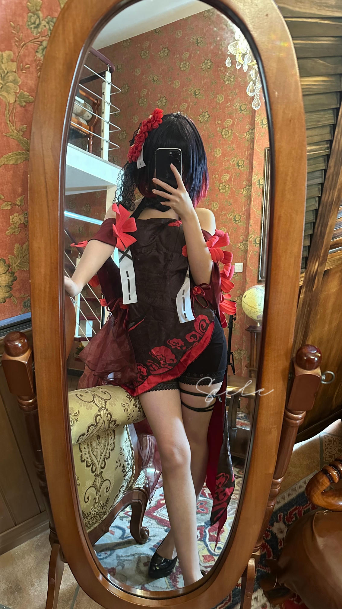 吃货麦麦w-Seele麦麦 NO.002 黑希旗袍物语 [61P8V 976MB]-对镜_第1集
