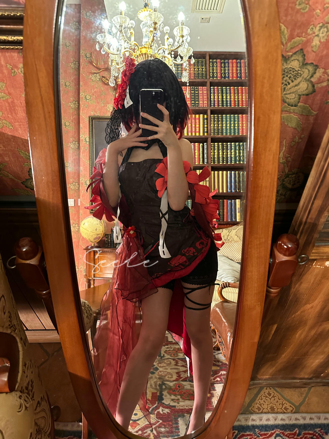 吃货麦麦w-Seele麦麦 NO.002 黑希旗袍物语 [61P8V 976MB]-对镜_第1集