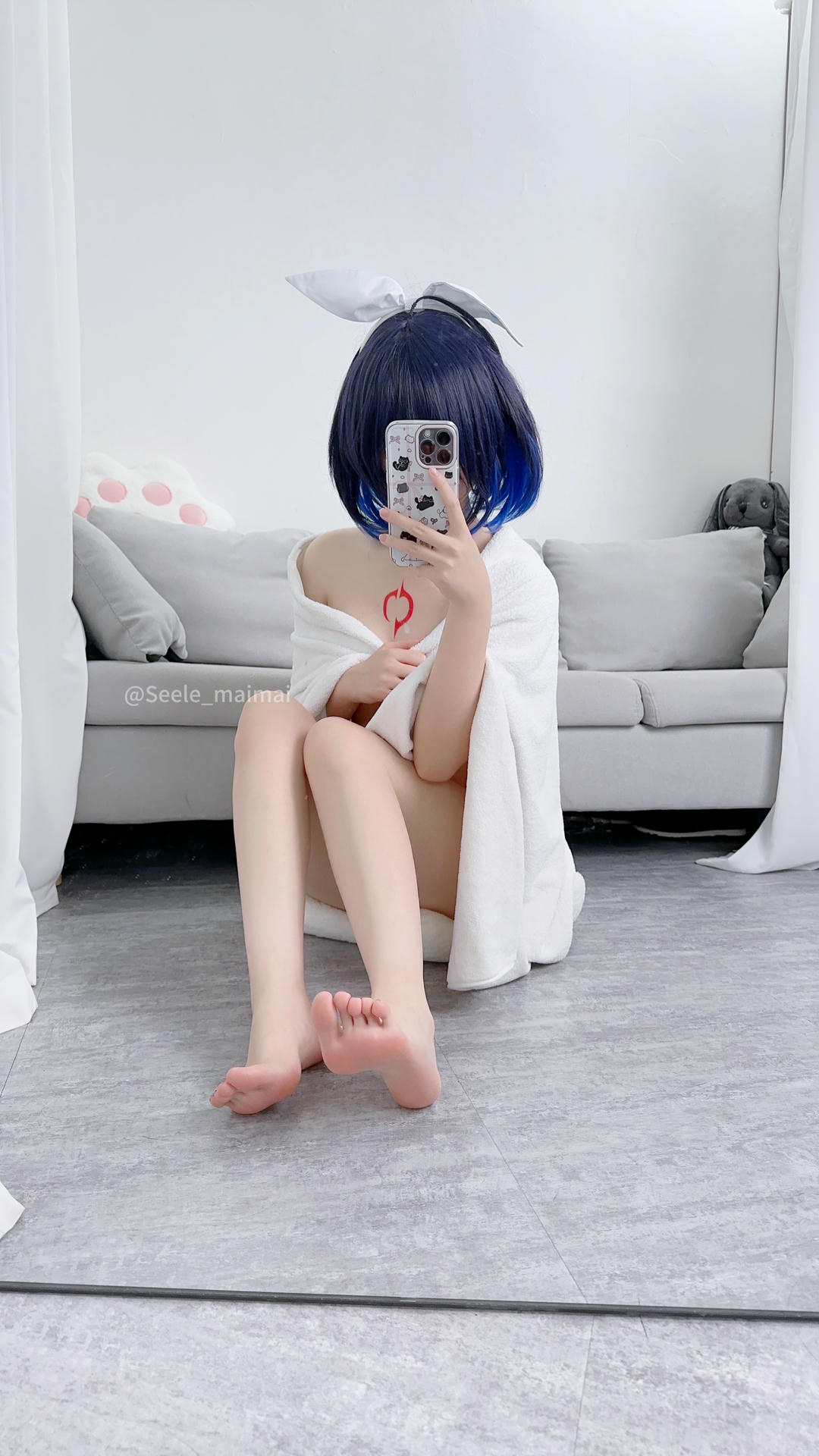吃货麦麦w-Seele麦麦 NO.005 崩崩温泉 [59P 196MB]_第1集