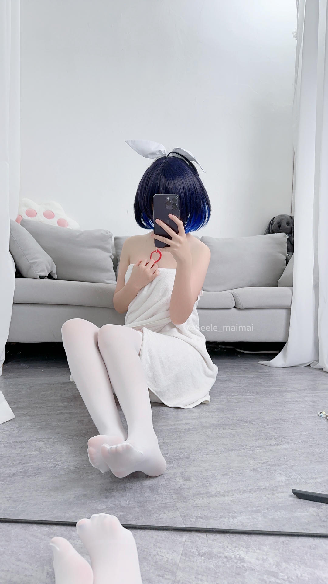 吃货麦麦w-Seele麦麦 NO.005 崩崩温泉 [59P 196MB]_第1集