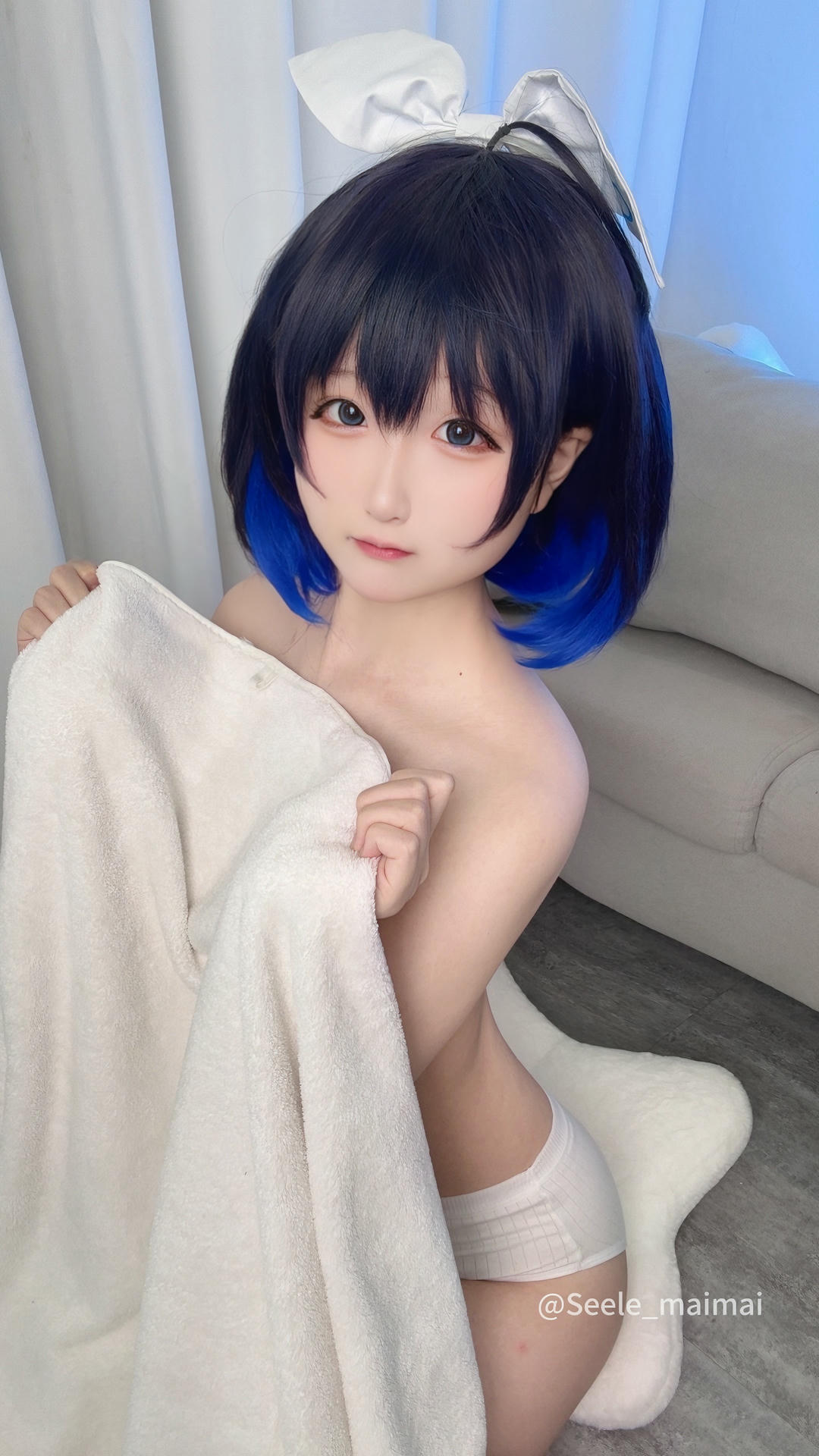 吃货麦麦w-Seele麦麦 NO.005 崩崩温泉 [59P 196MB]_第1集