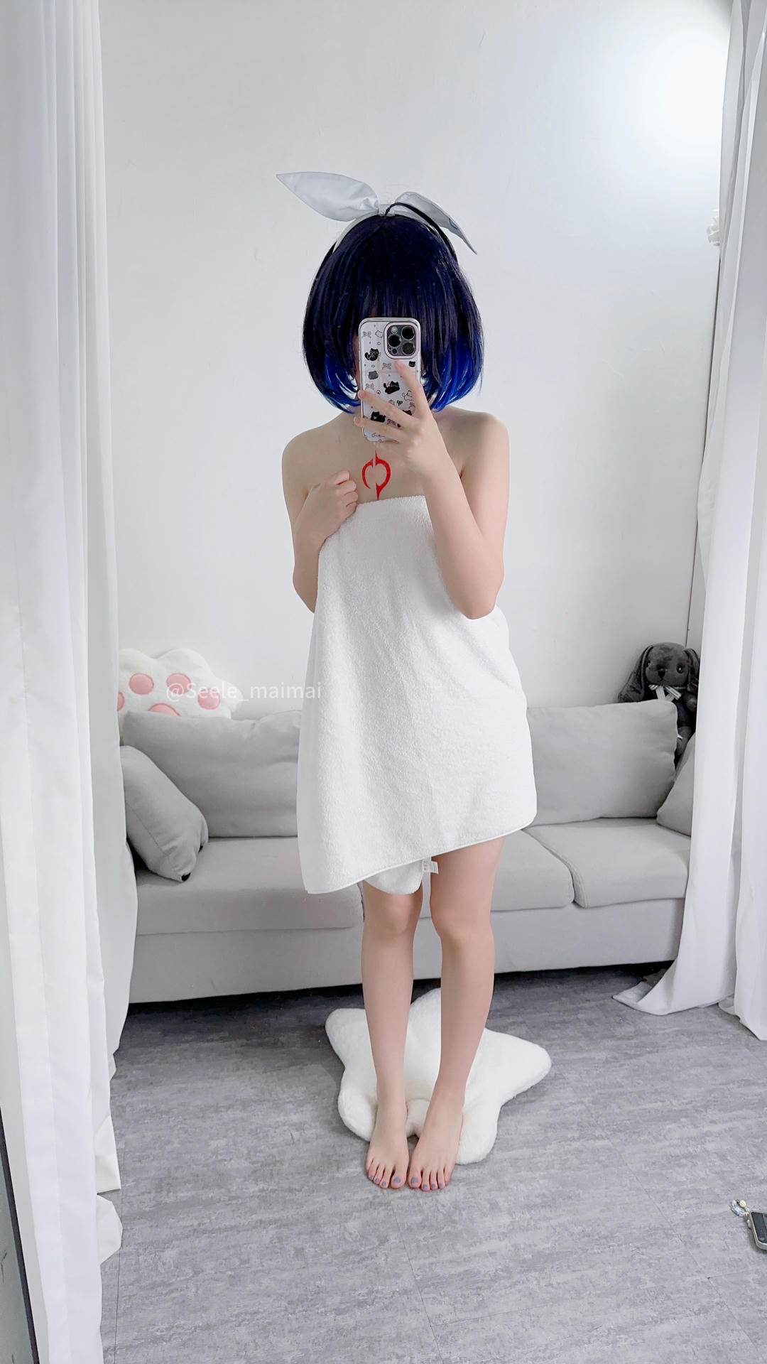 吃货麦麦w-Seele麦麦 NO.005 崩崩温泉 [59P 196MB]_第1集