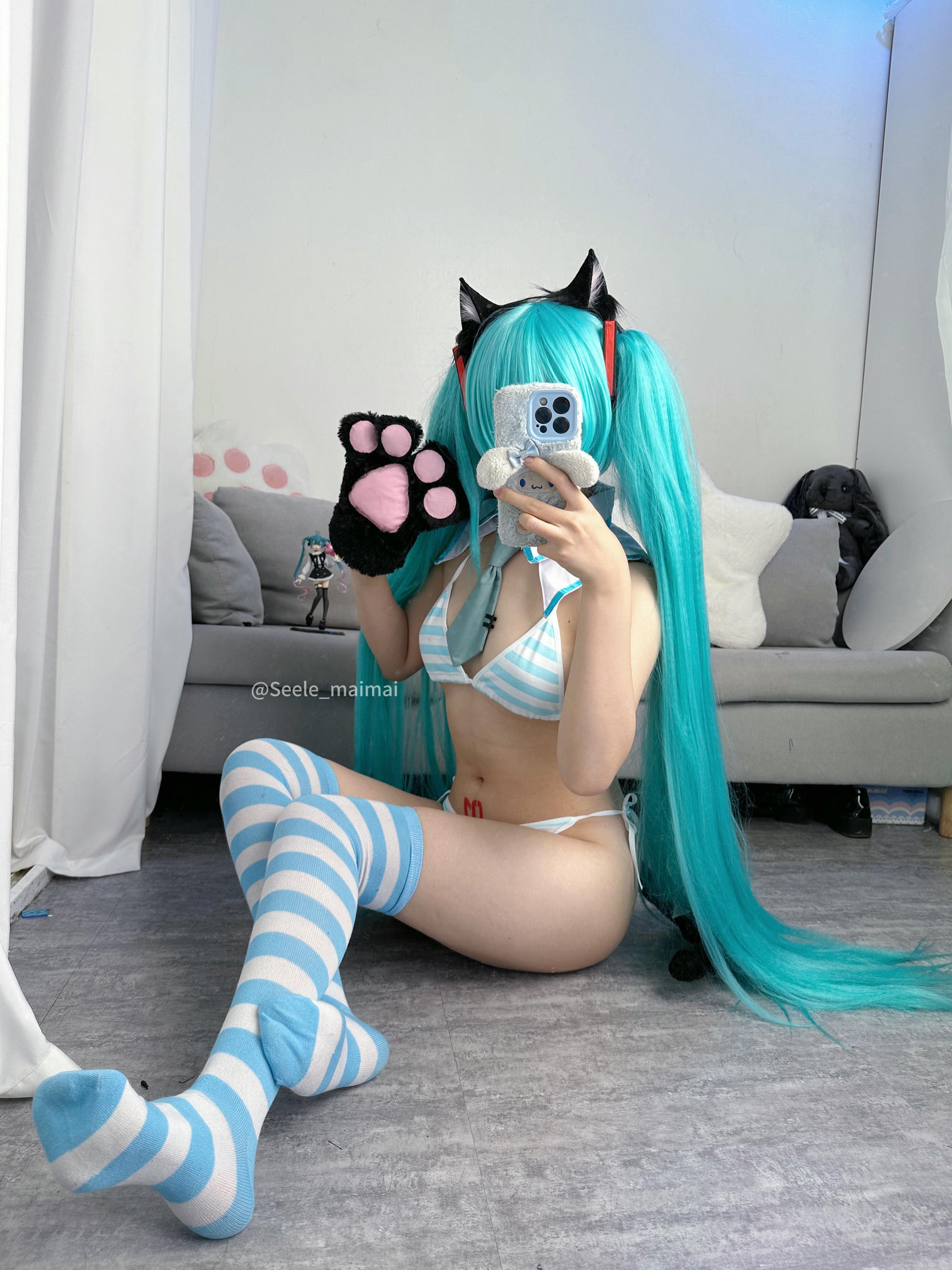 吃货麦麦w-Seele麦麦 NO.007 初音 [80P 273MB]_第2集
