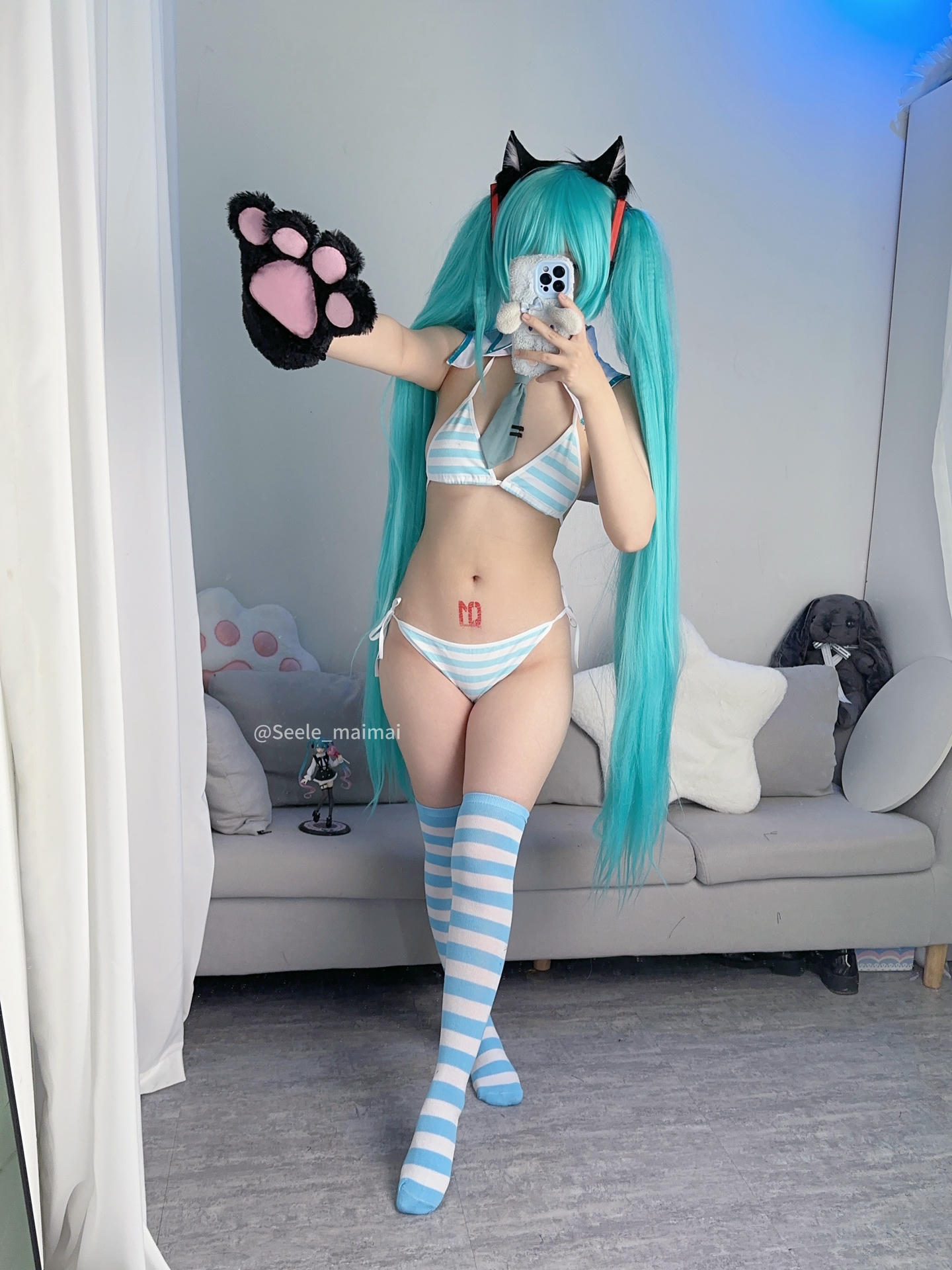 吃货麦麦w-Seele麦麦 NO.007 初音 [80P 273MB]_第2集