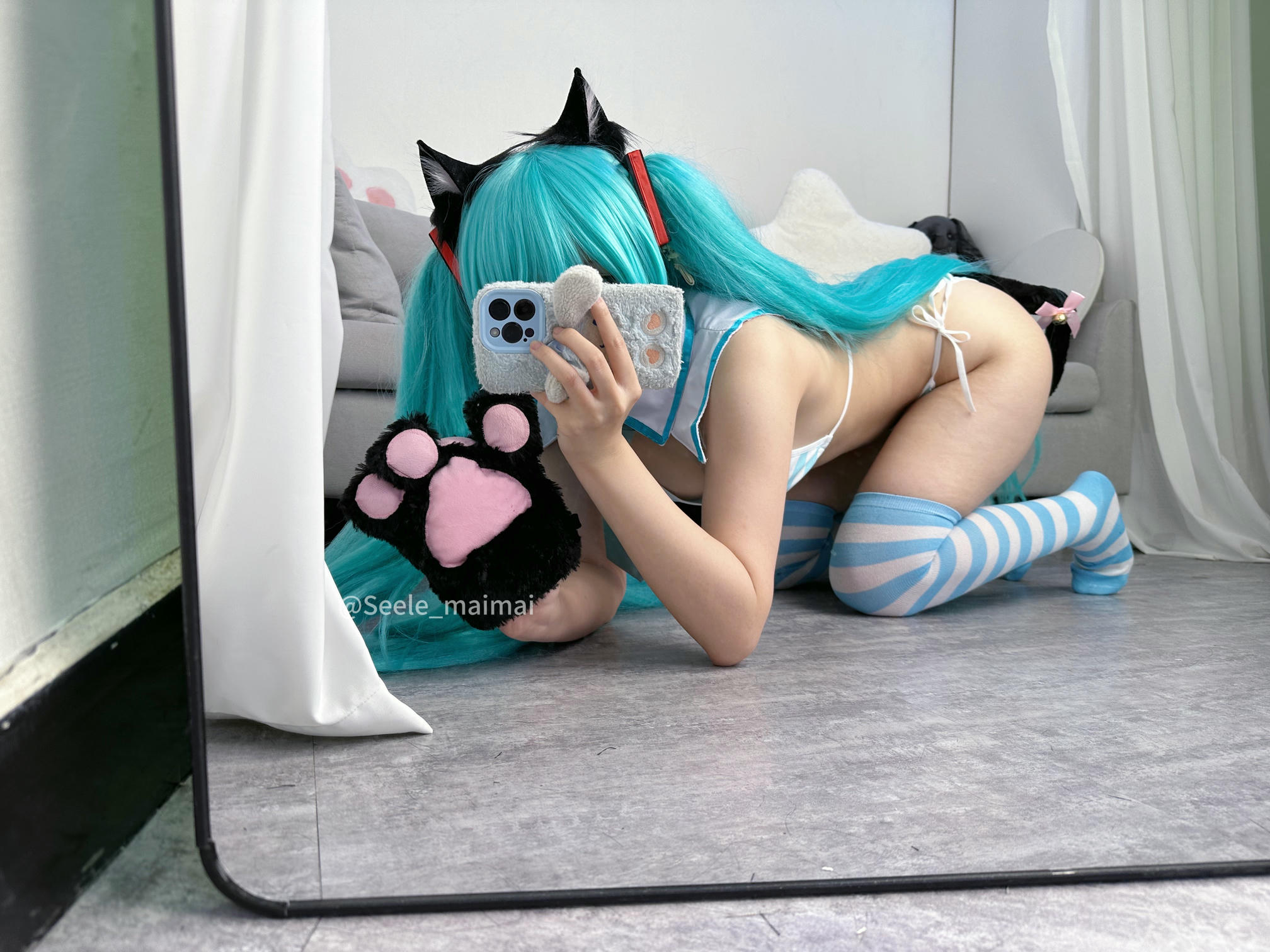 吃货麦麦w-Seele麦麦 NO.007 初音 [80P 273MB]_第2集