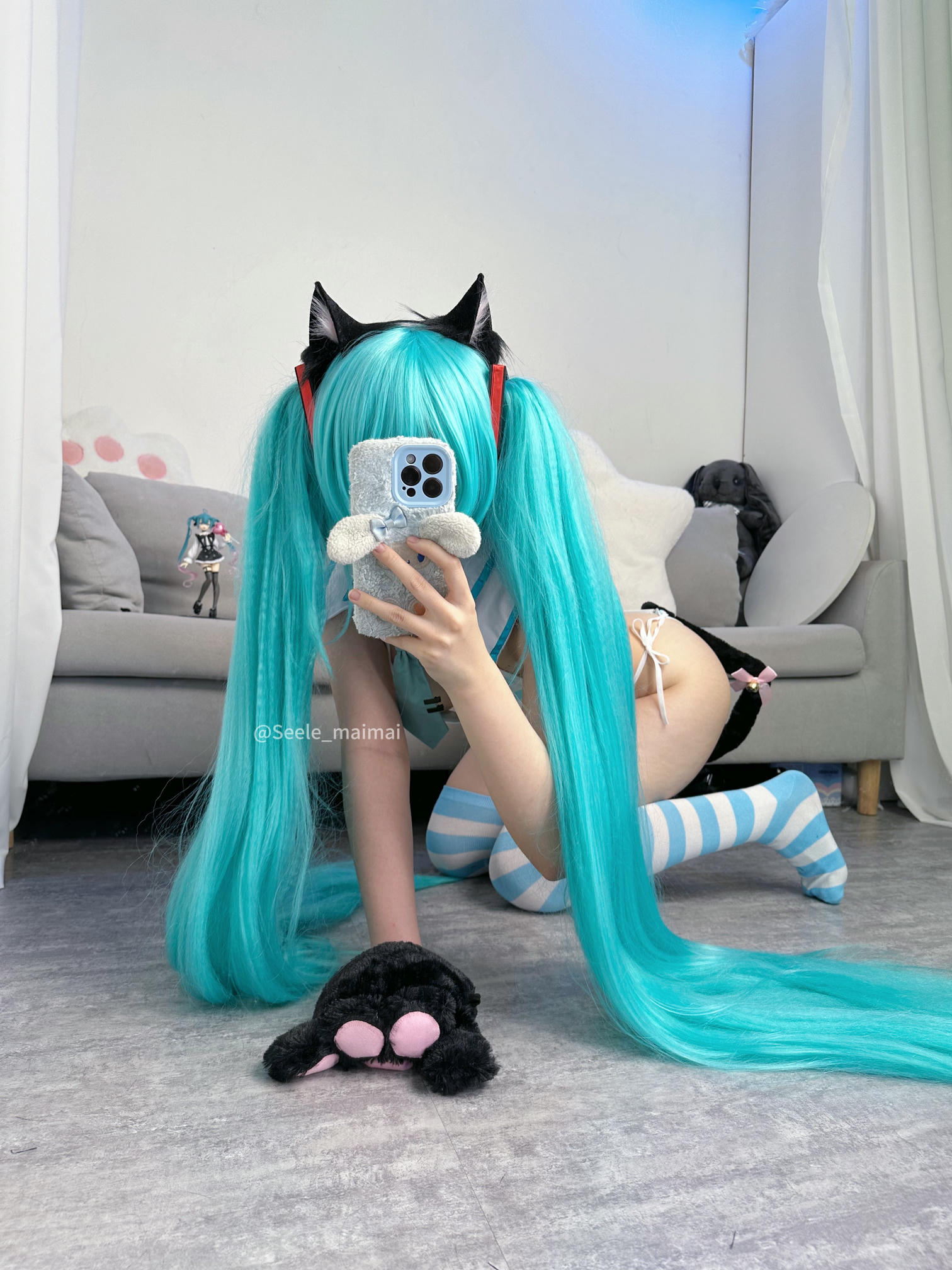 吃货麦麦w-Seele麦麦 NO.007 初音 [80P 273MB]_第2集