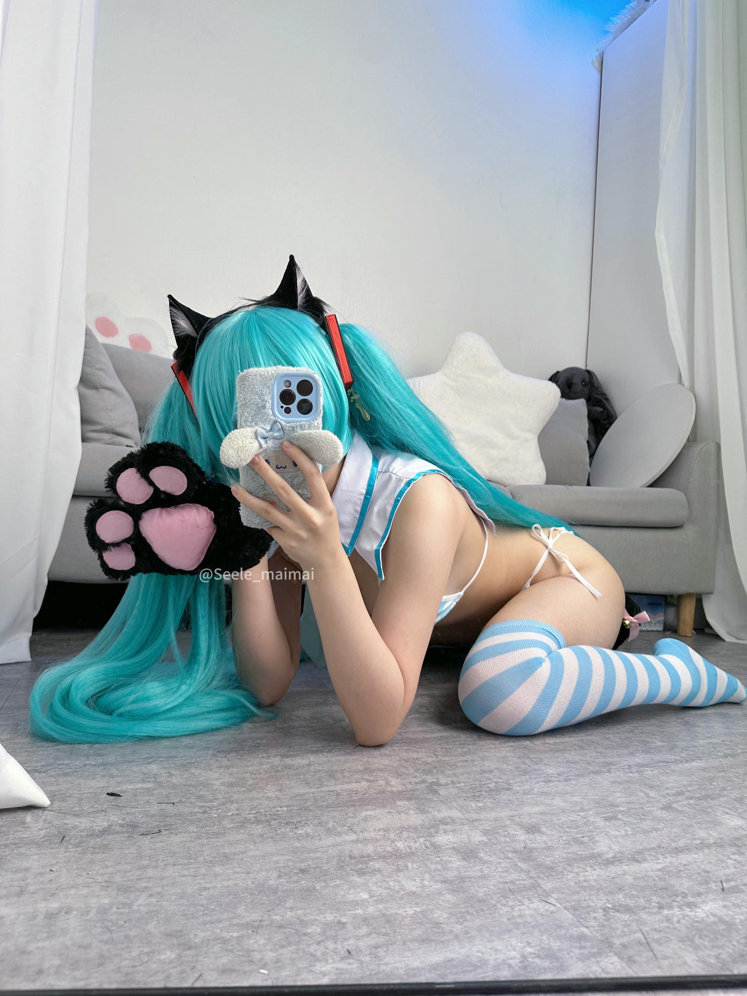 吃货麦麦w-Seele麦麦 NO.007 初音 [80P 273MB]_第2集