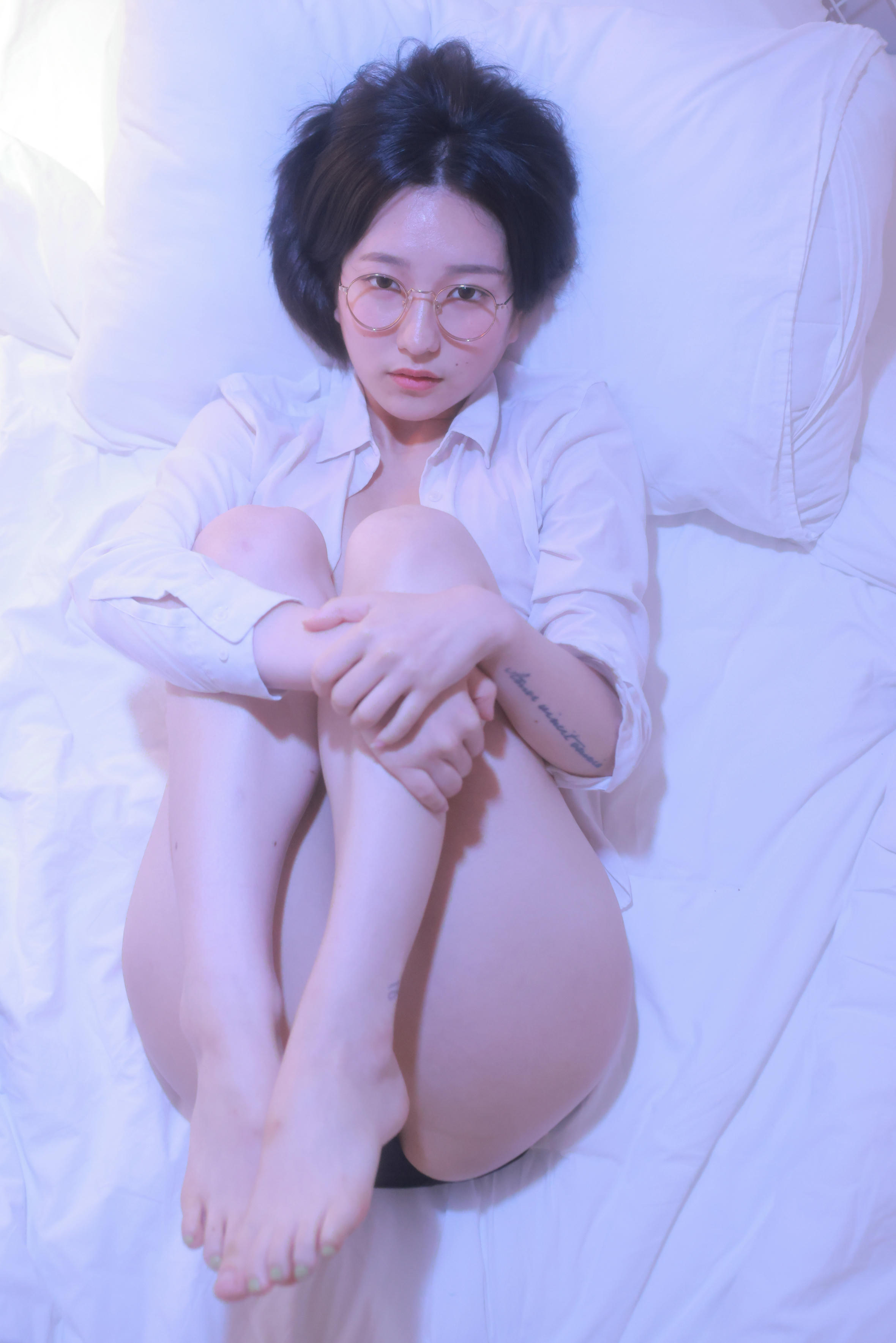 韩国妹子-Sehee (세희) NO.021 Glasses Shirt [112P1V-1.78GB]_第5集