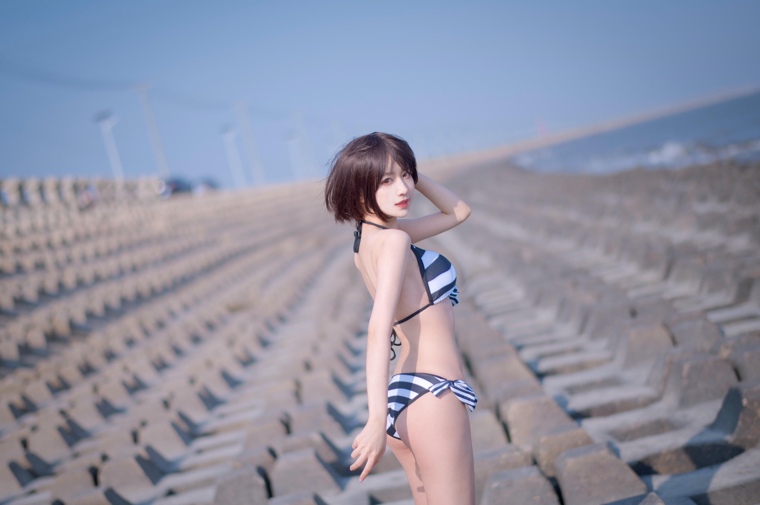 Shika小鹿鹿 NO.097 加藤惠 泳装 [17P-114MB]_第1集