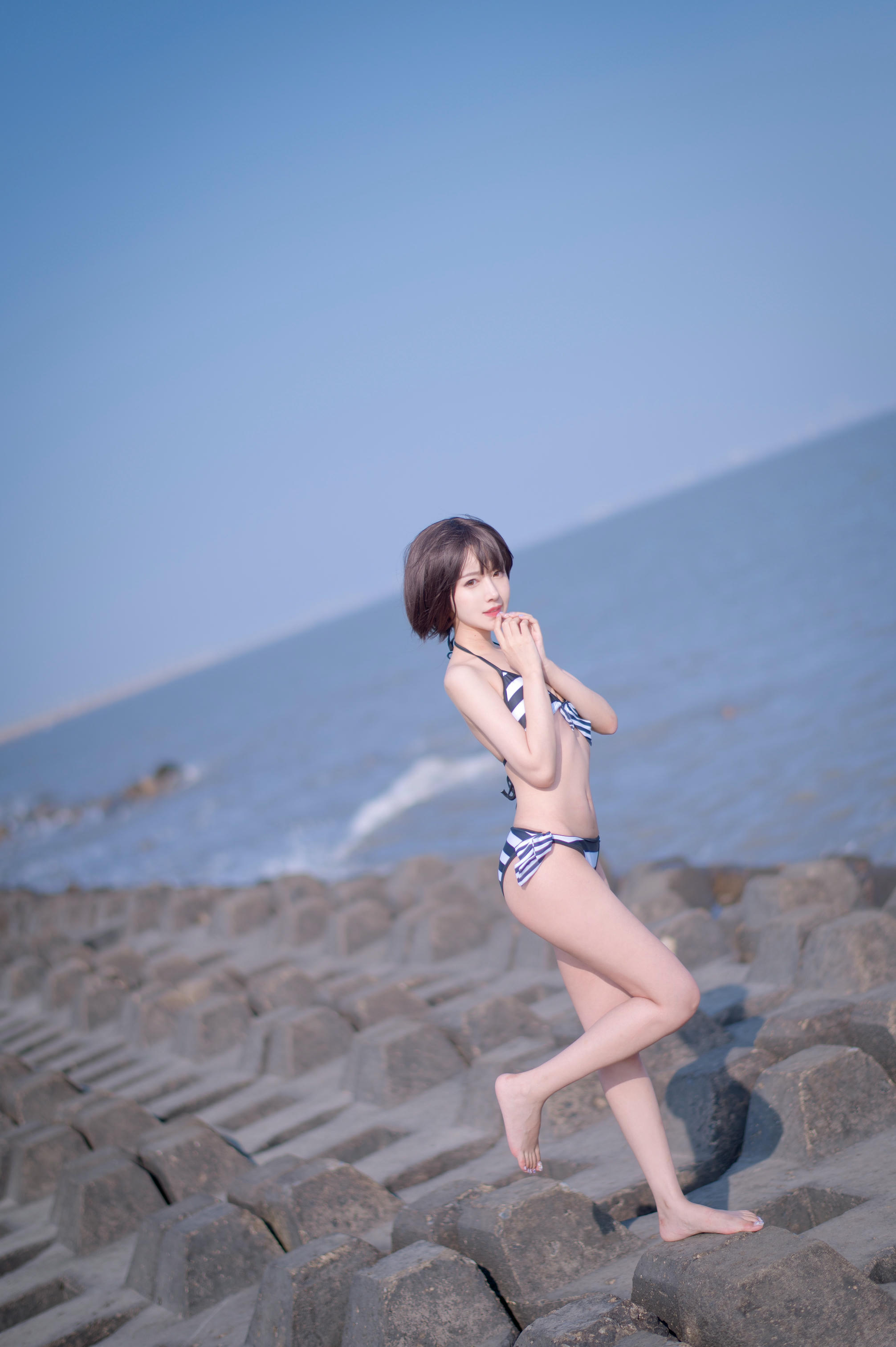 Shika小鹿鹿 NO.097 加藤惠 泳装 [17P-114MB]_第1集