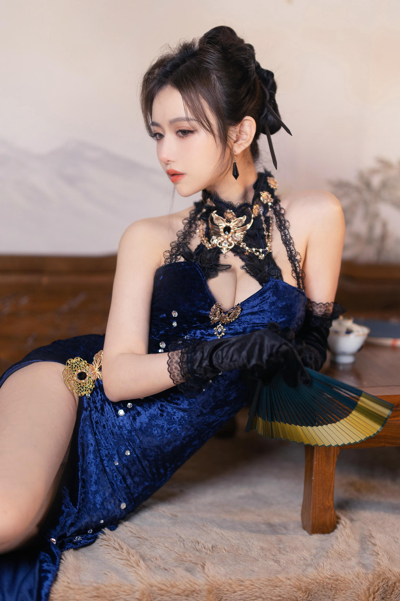 Shika小鹿鹿 NO.106 烽火经年旗袍[24P-2V-126.7M]_第2集