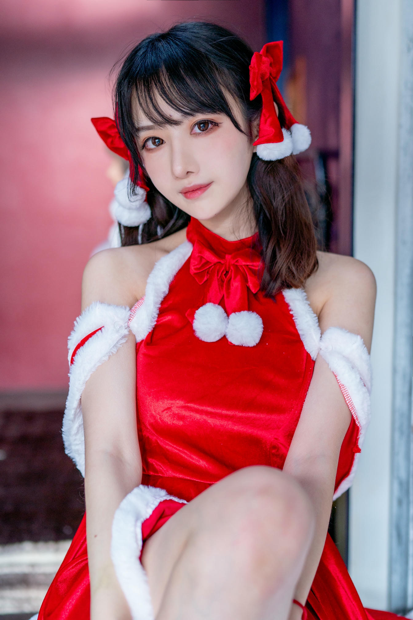 Shika小鹿鹿 NO.109 圣诞4套自拍 [42P-105MB]_第2集