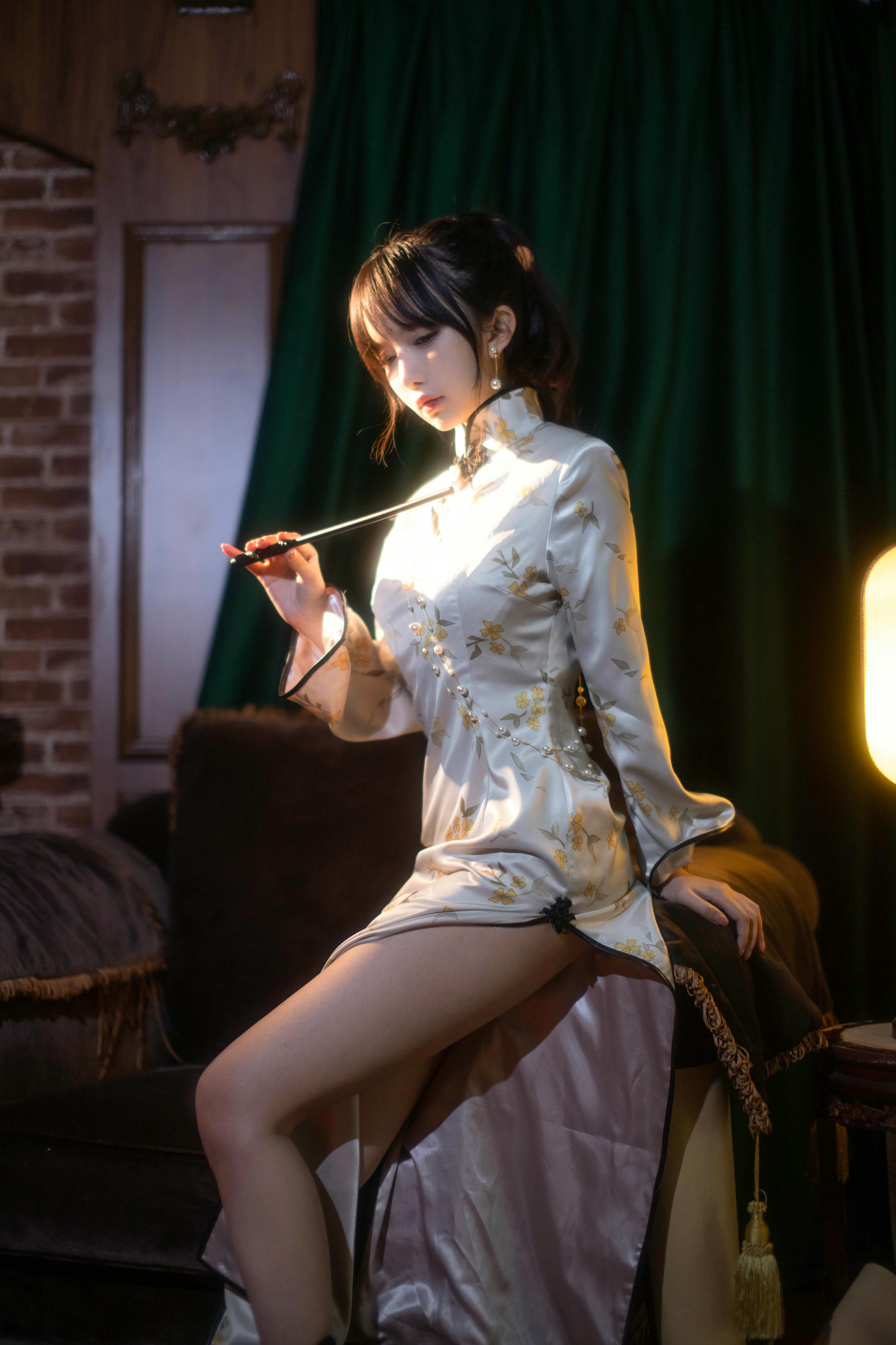 Shika小鹿鹿 NO.115 中秋旗袍 [12P95MB]_第1集