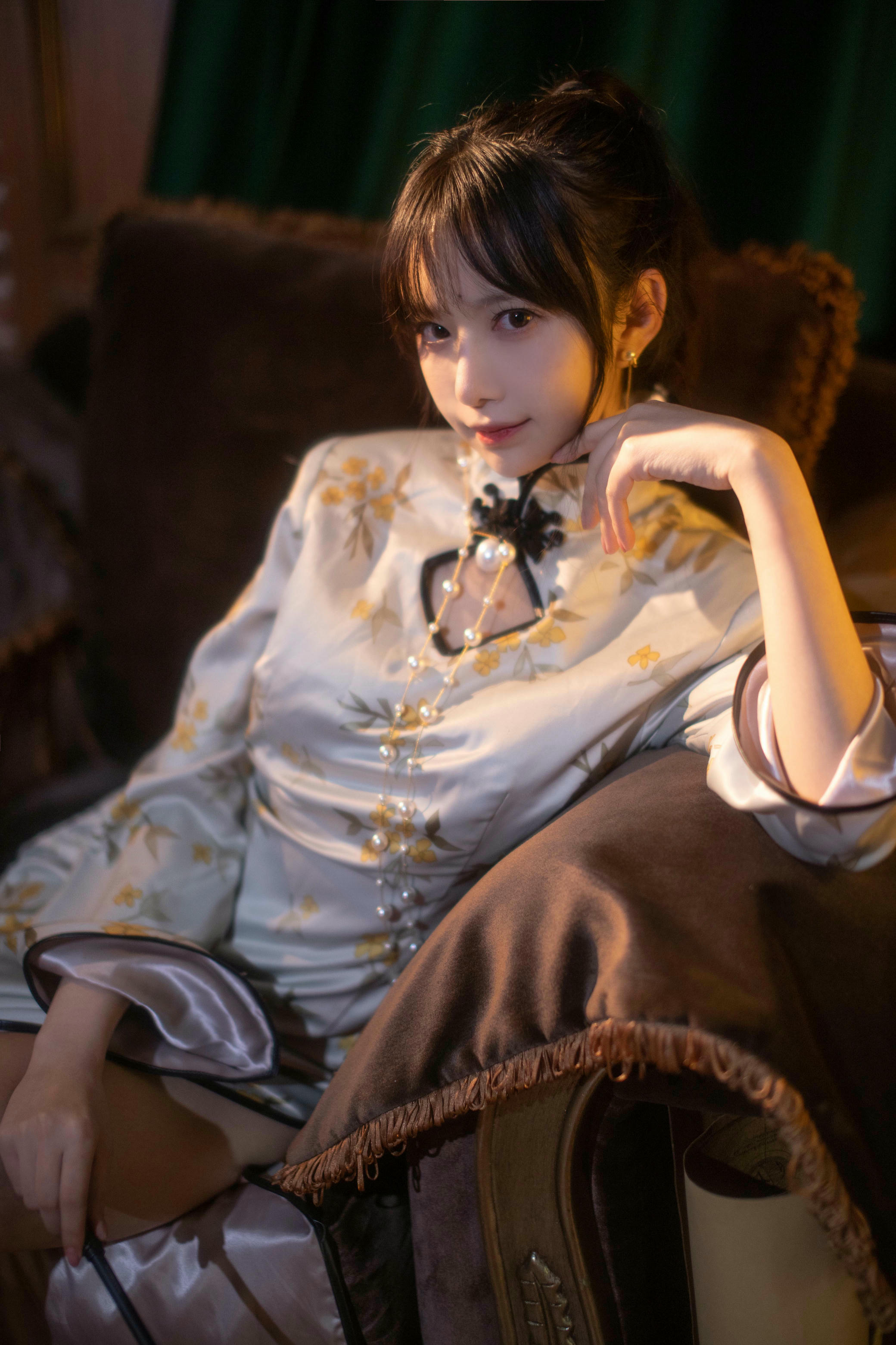 Shika小鹿鹿 NO.115 中秋旗袍 [12P95MB]_第1集