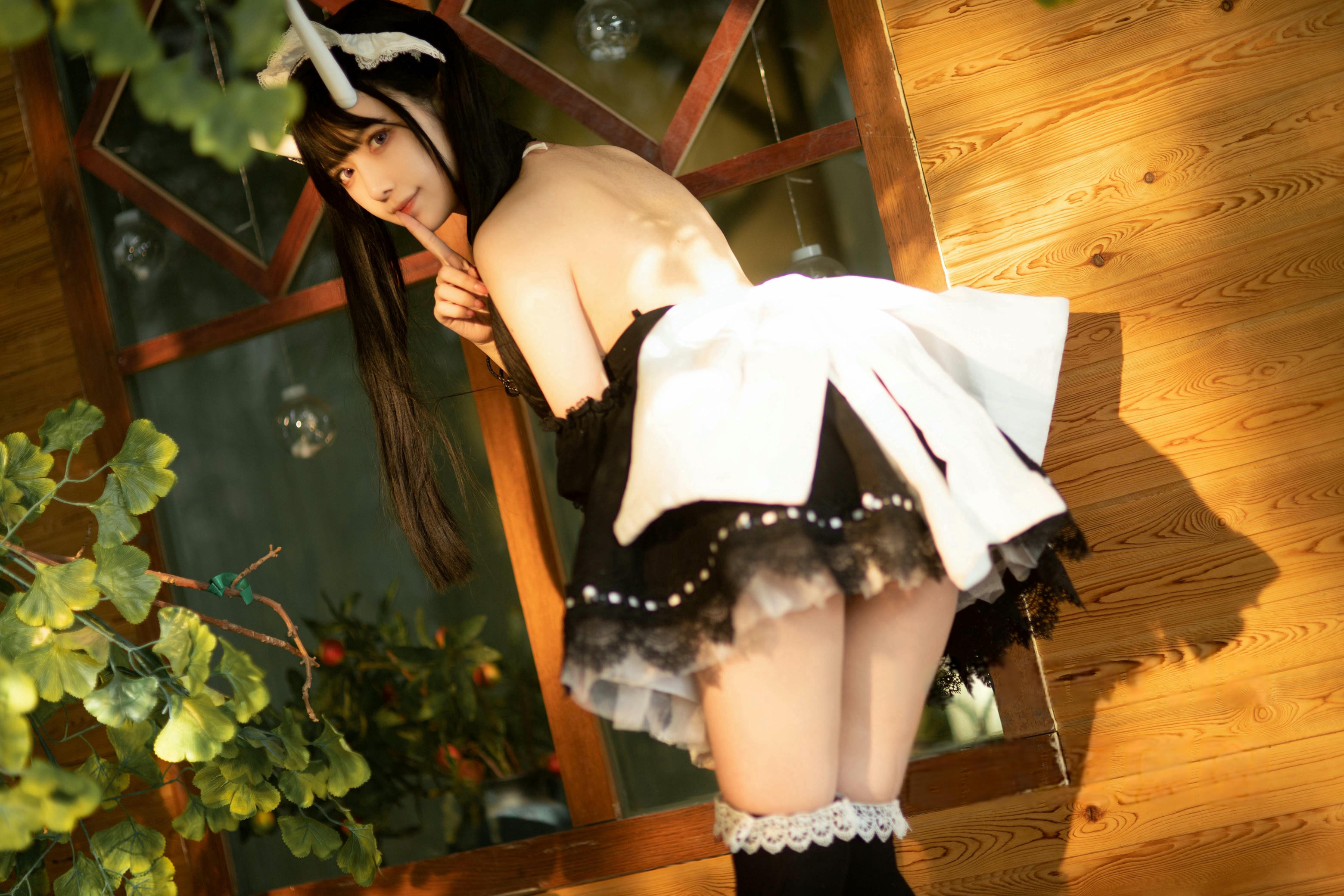 Shika小鹿鹿 NO.121 能代女仆[44P 192.5M]_第1集