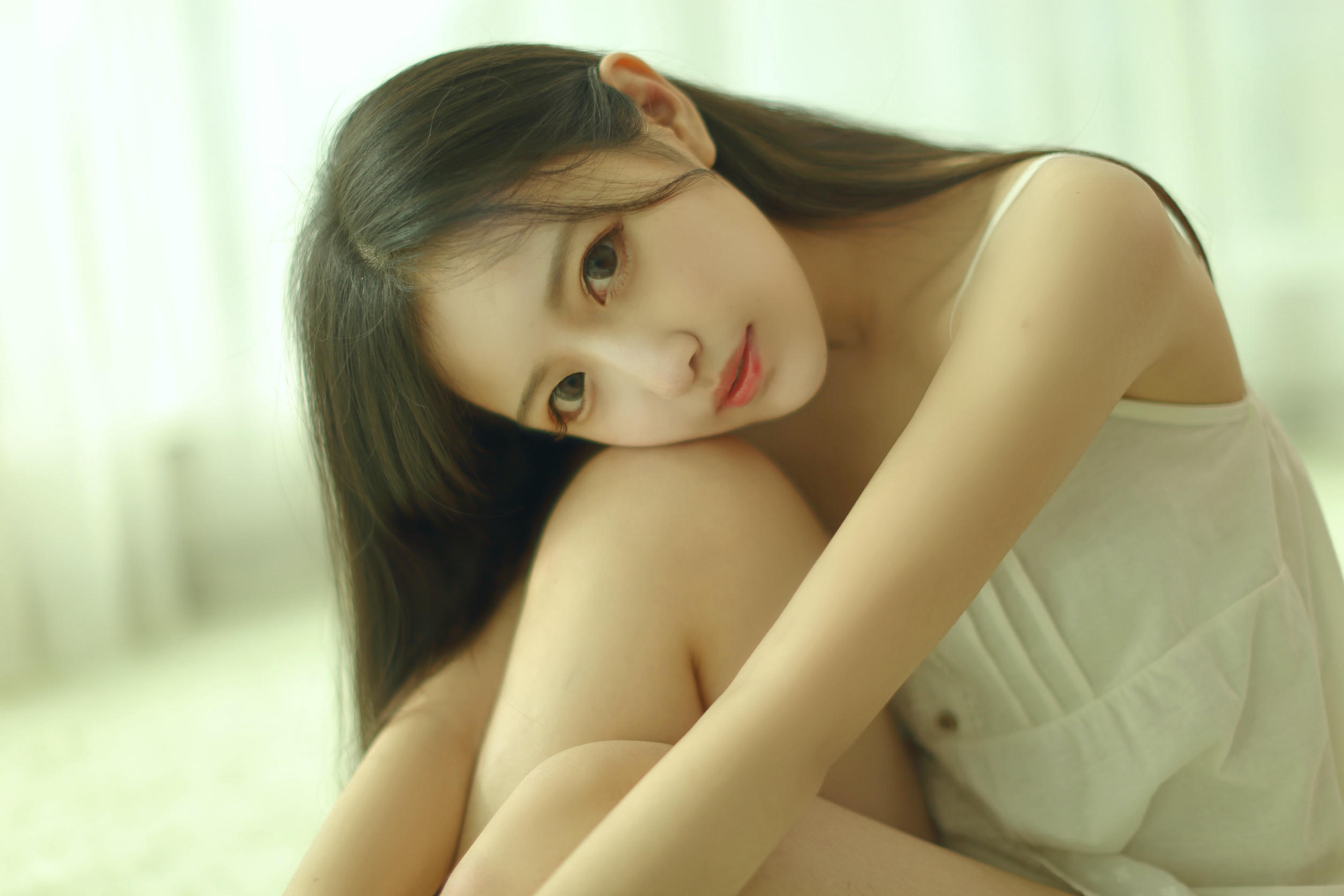 Shika小鹿鹿 NO.043 写真05 白色Babydoll[17P-52MB]_第1集